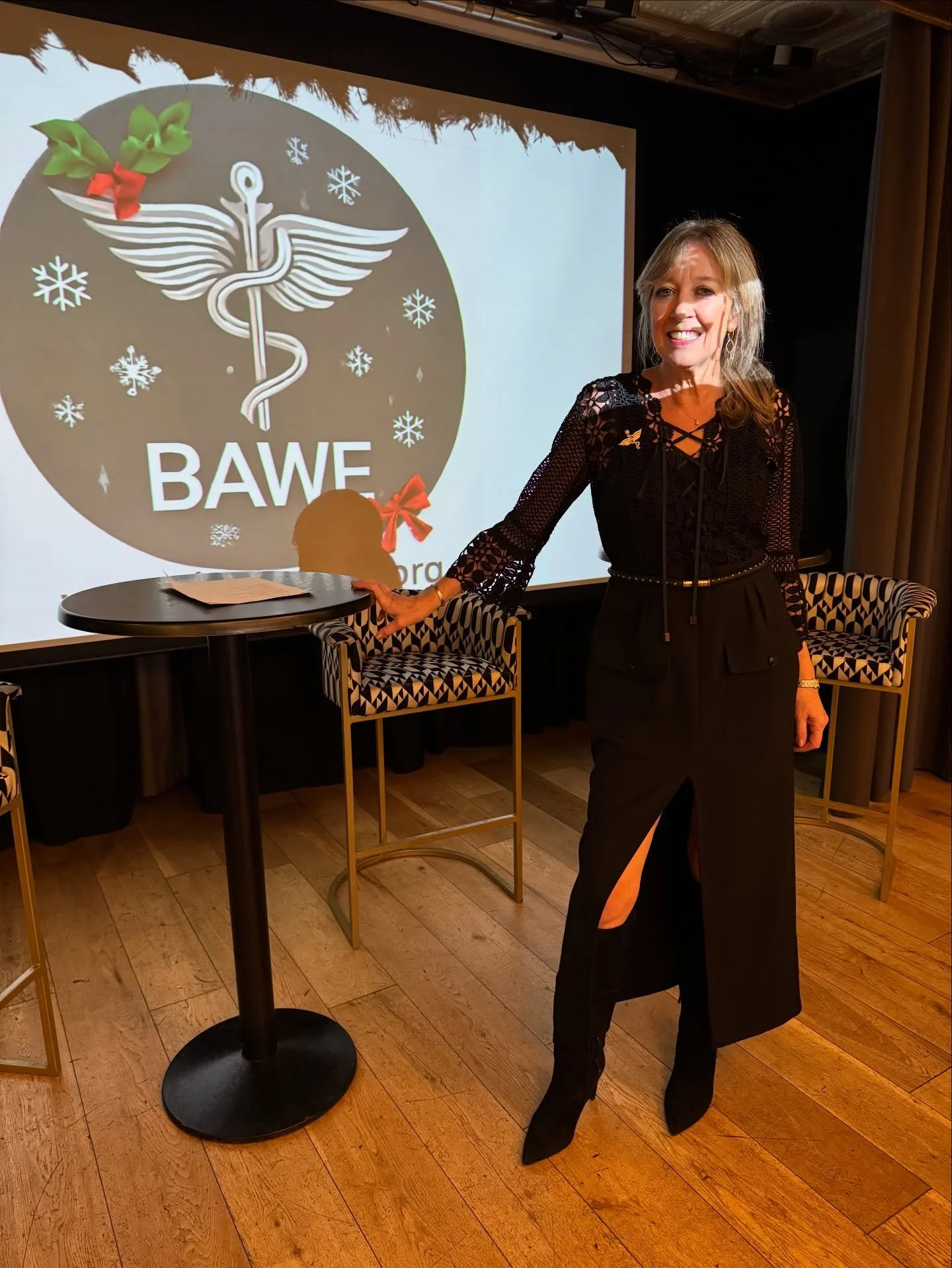 Our amazing guest speaker Kate Daly @amicable_kate_daly sharing her journey for @baweofficial at our Christmas Lunch. Empowering, connecting and supporting female entrepreneurs xx