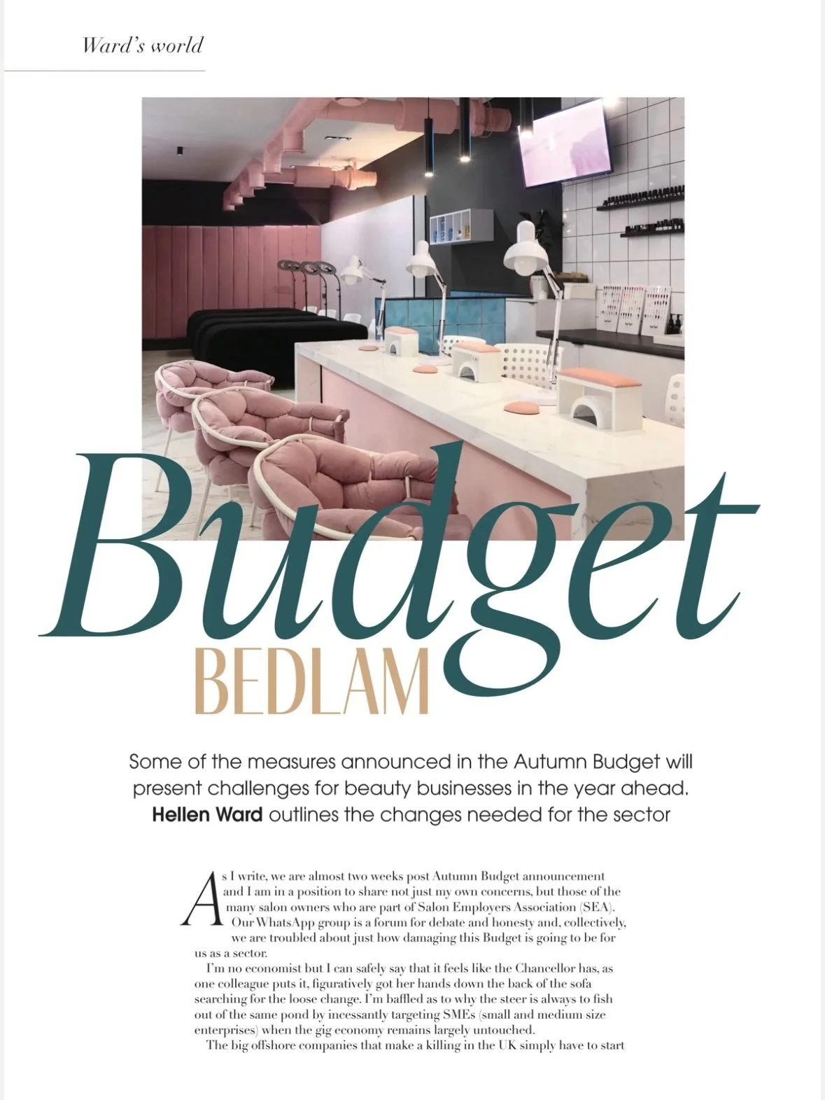 Check out my first column of 2026 with @professionalbeauty.uk Xxx