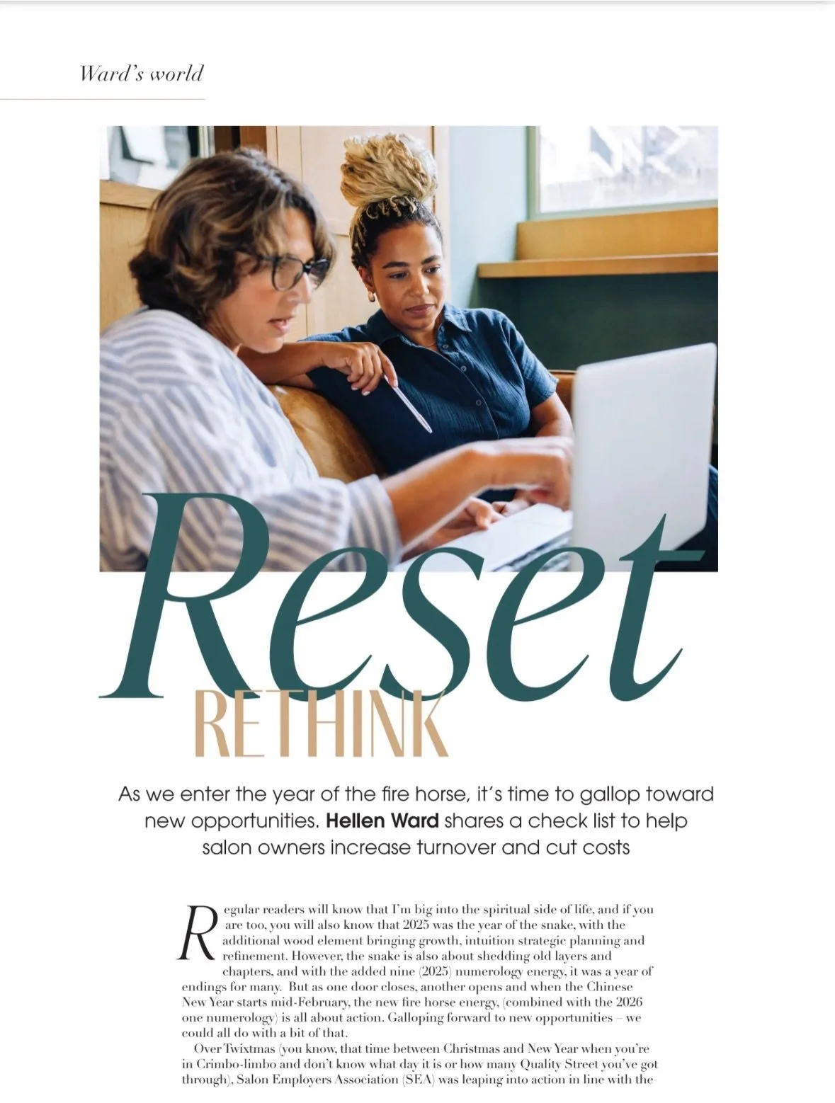 Check out my latest column with @professionalbeauty.uk Xxx