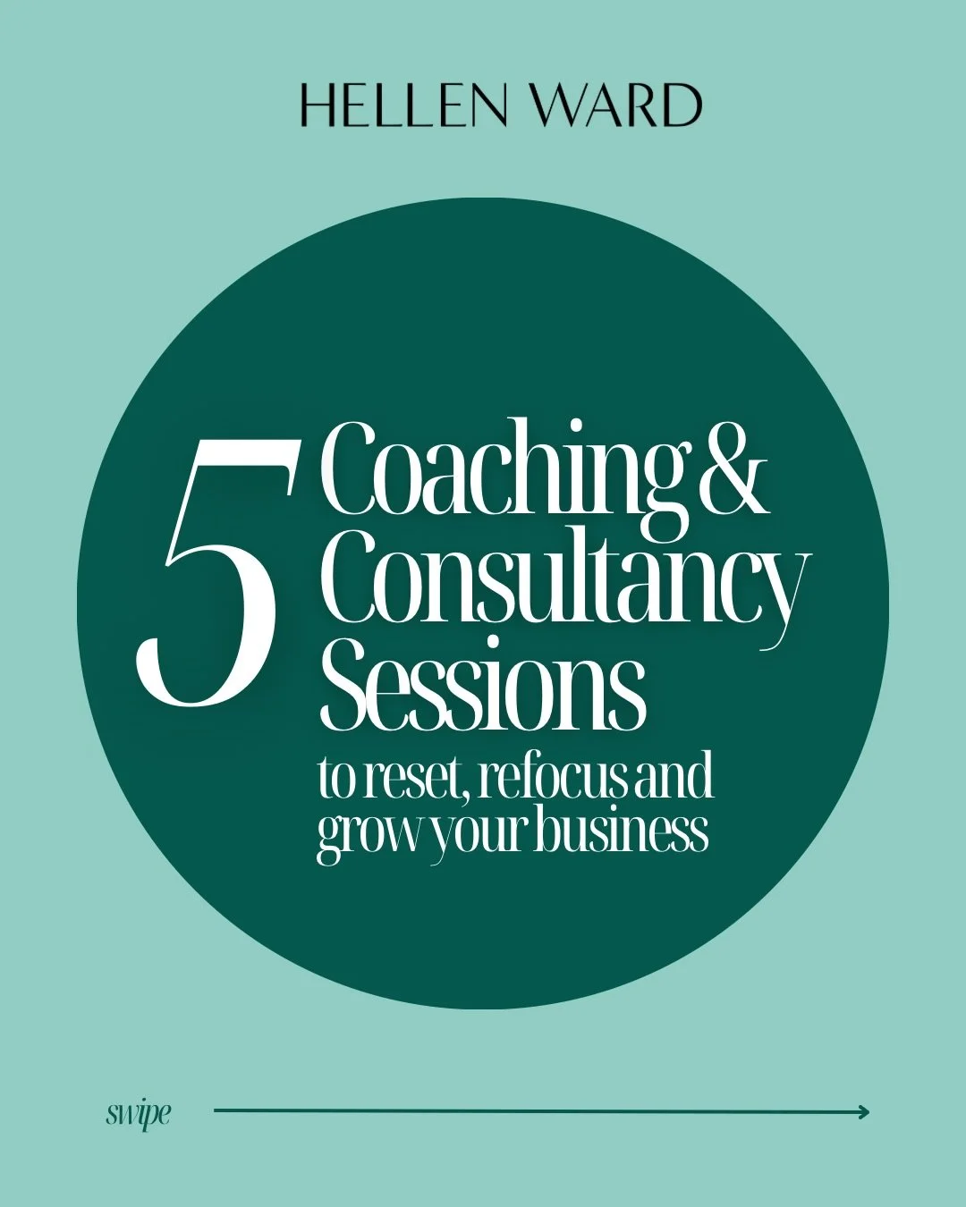 Check out my new and refresh 5 coaching and consultancy sessions to evolve and grow your business 🤍