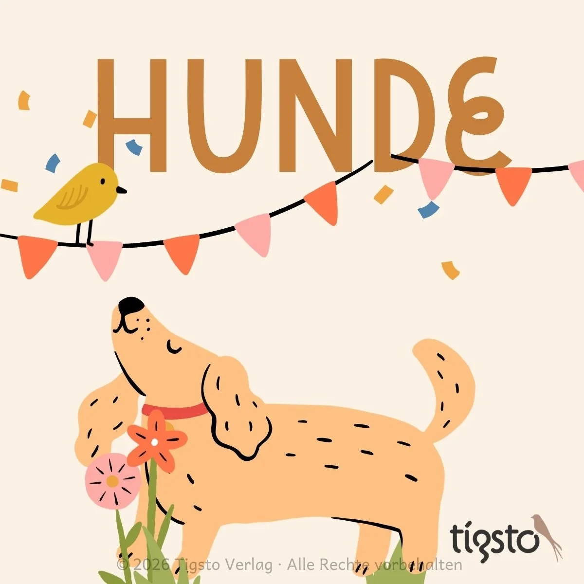 Titelbild der Kindergeschichte „Hunde“.
