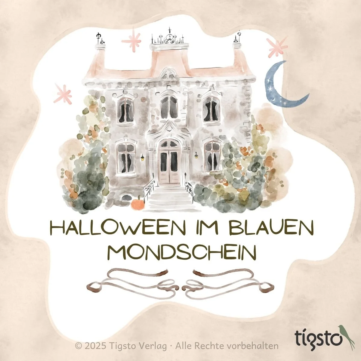 "Halloween im blauen Mondschein" - herbstliche Geistergeschichte als PDF-Download