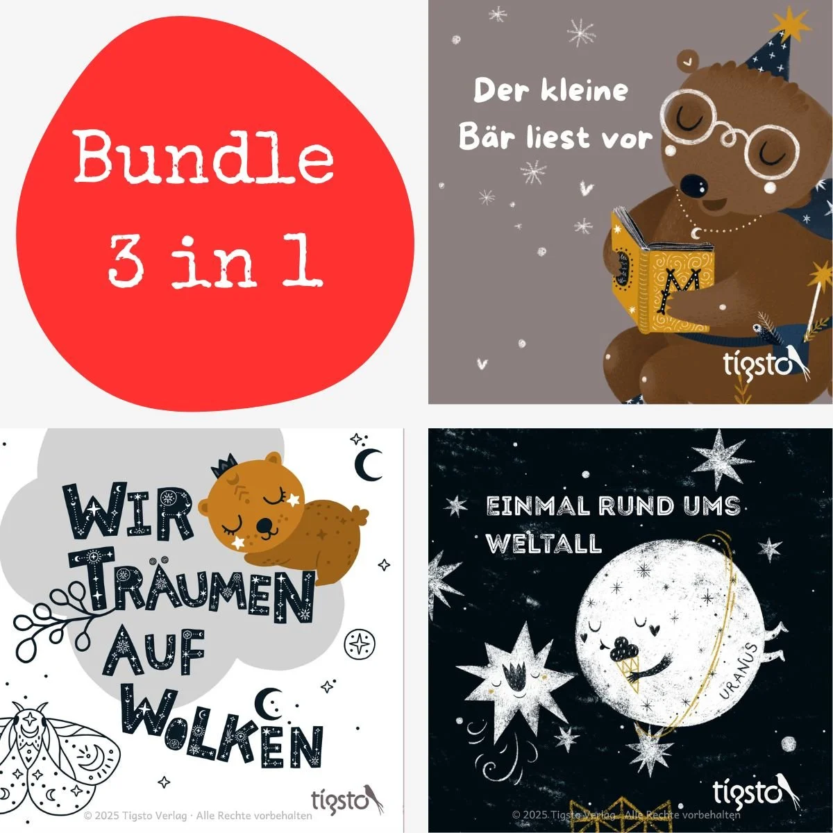 Bundle: 3 Einschlafgeschichten der Moonchild-Serie (Download)