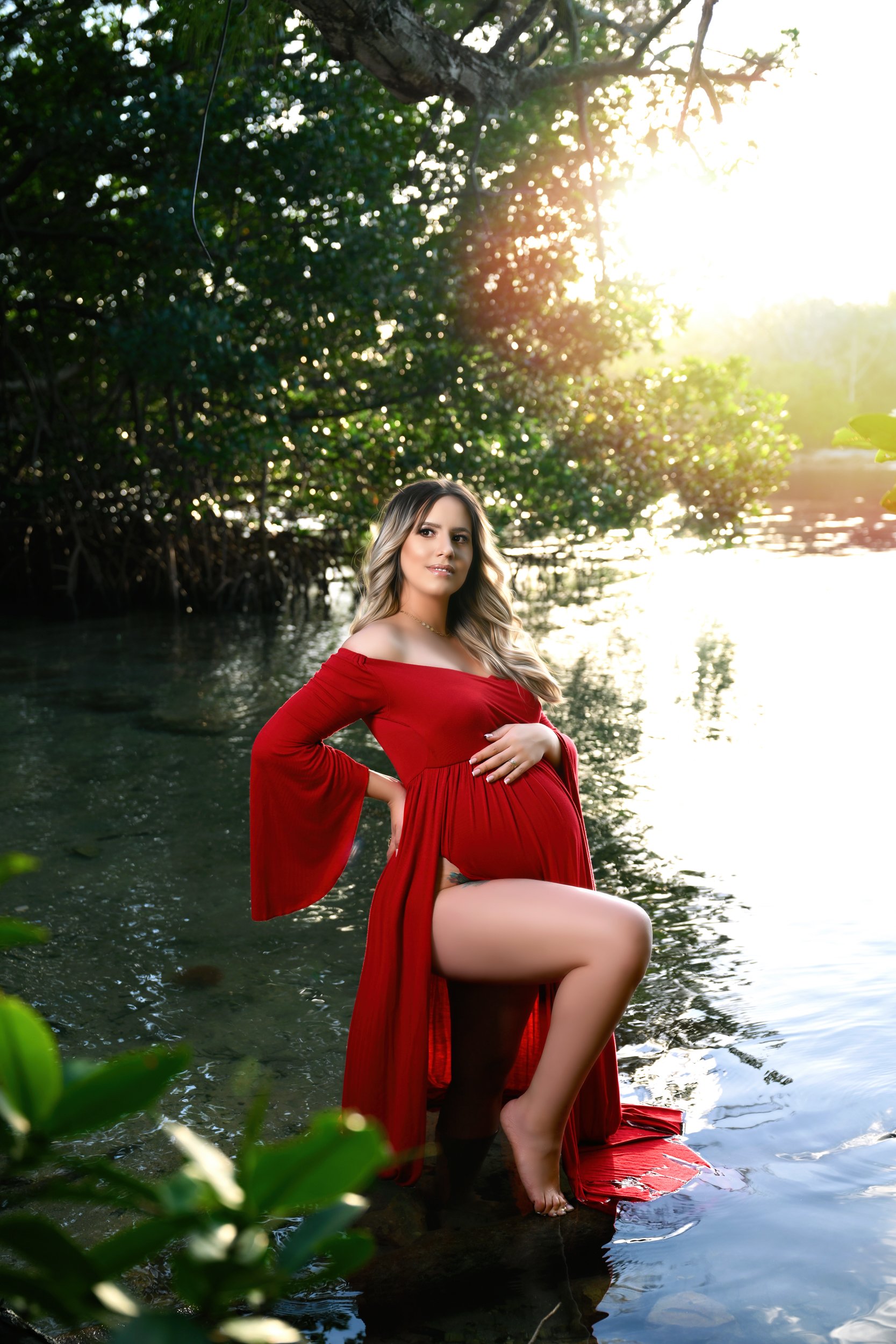 miami maternity photography at the beach