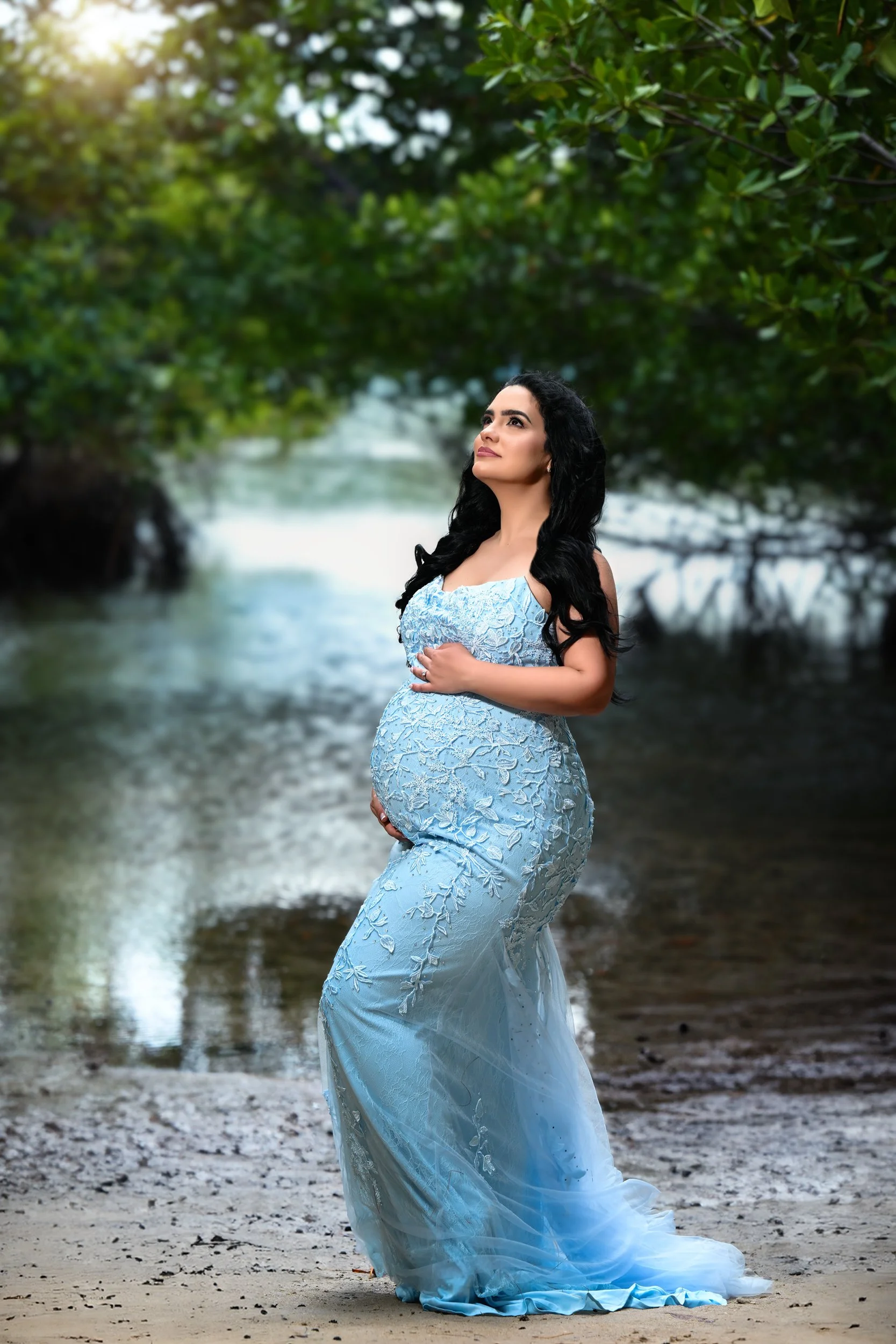 miami maternity photography at the beach