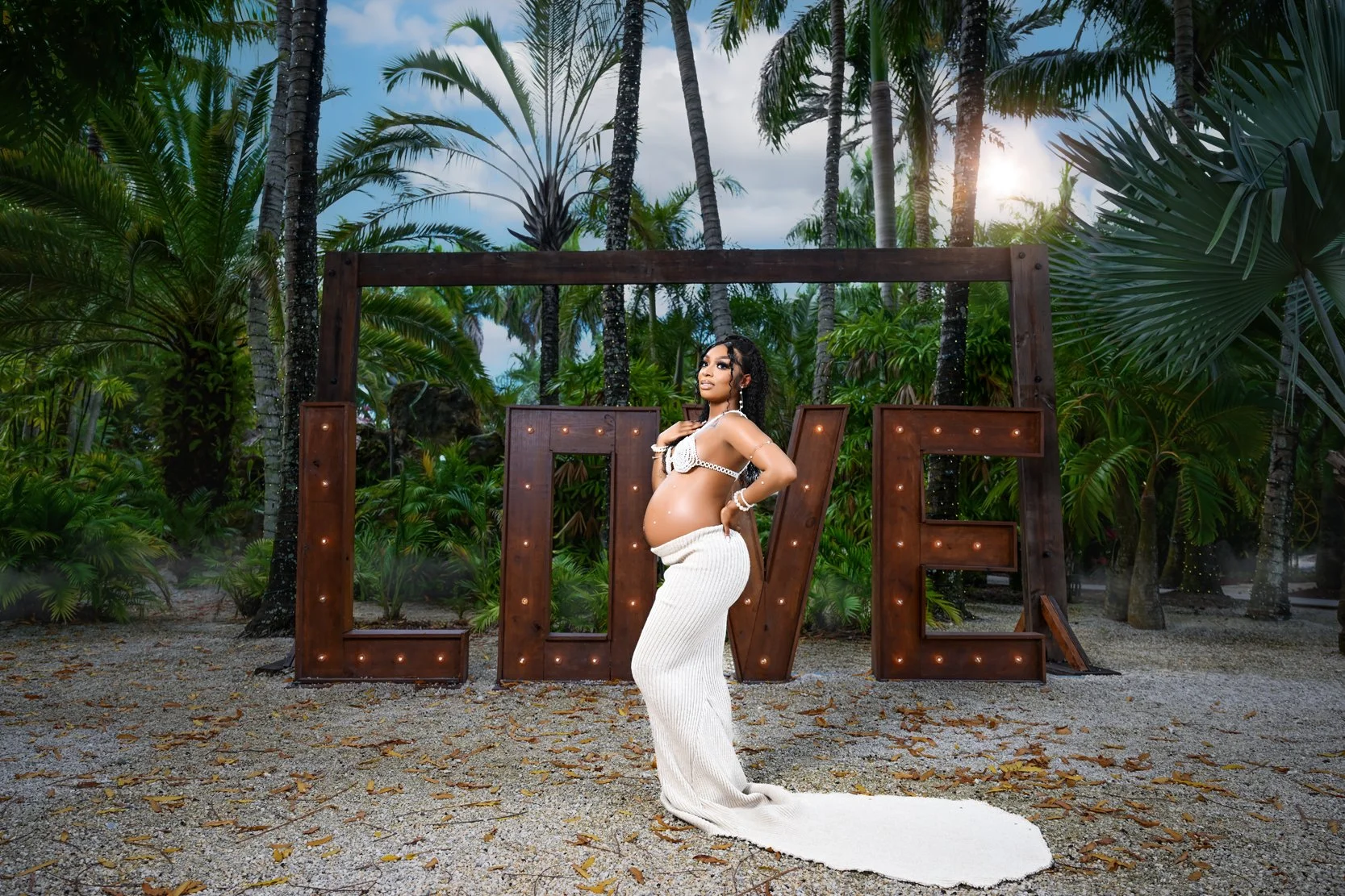 miami maternity photography at secret gardens miami