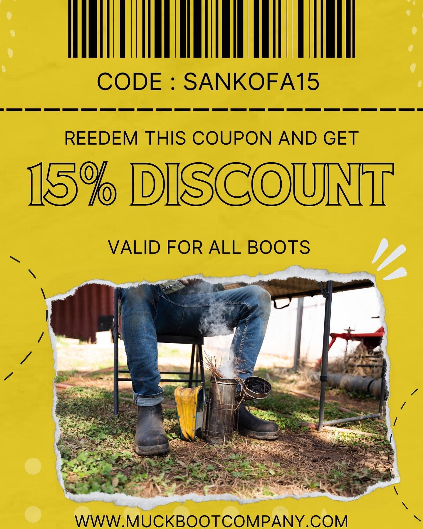 Head over to @muckbootco &lsquo;s website to get a 15% off discount! Valid for all boots! ☺️