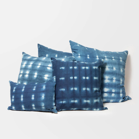 Naturally Dyed Linen Pillow Cover - Nui