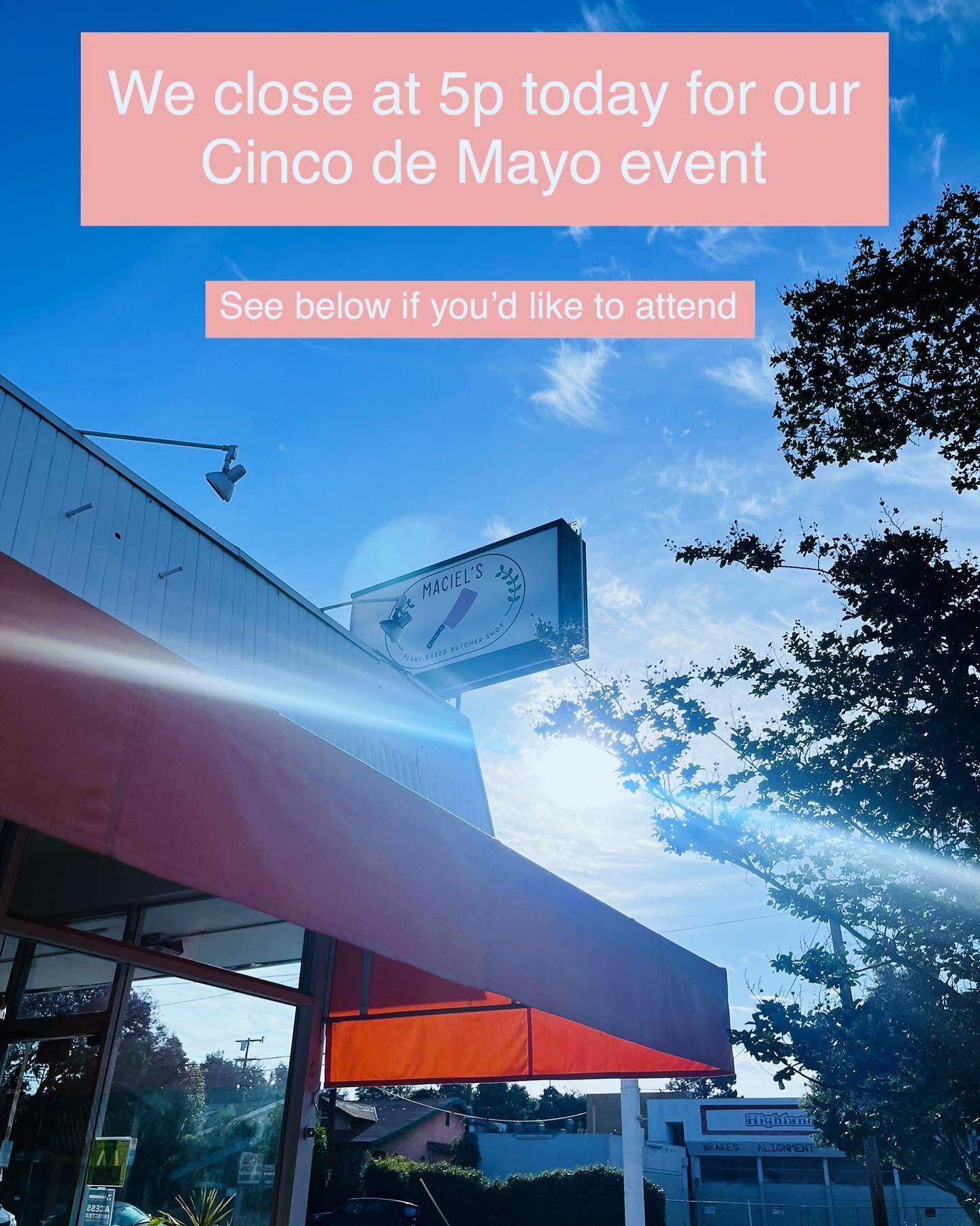 There is still some space left if you&rsquo;d like to come by our Highland Park Cinco de Mayo event! Reserve your order (dine-in or takeout) in the link in bio. 6p-8:30p

Or if you&rsquo;re on the west side, come by our Sunday Boozy Brunch pop-up at 