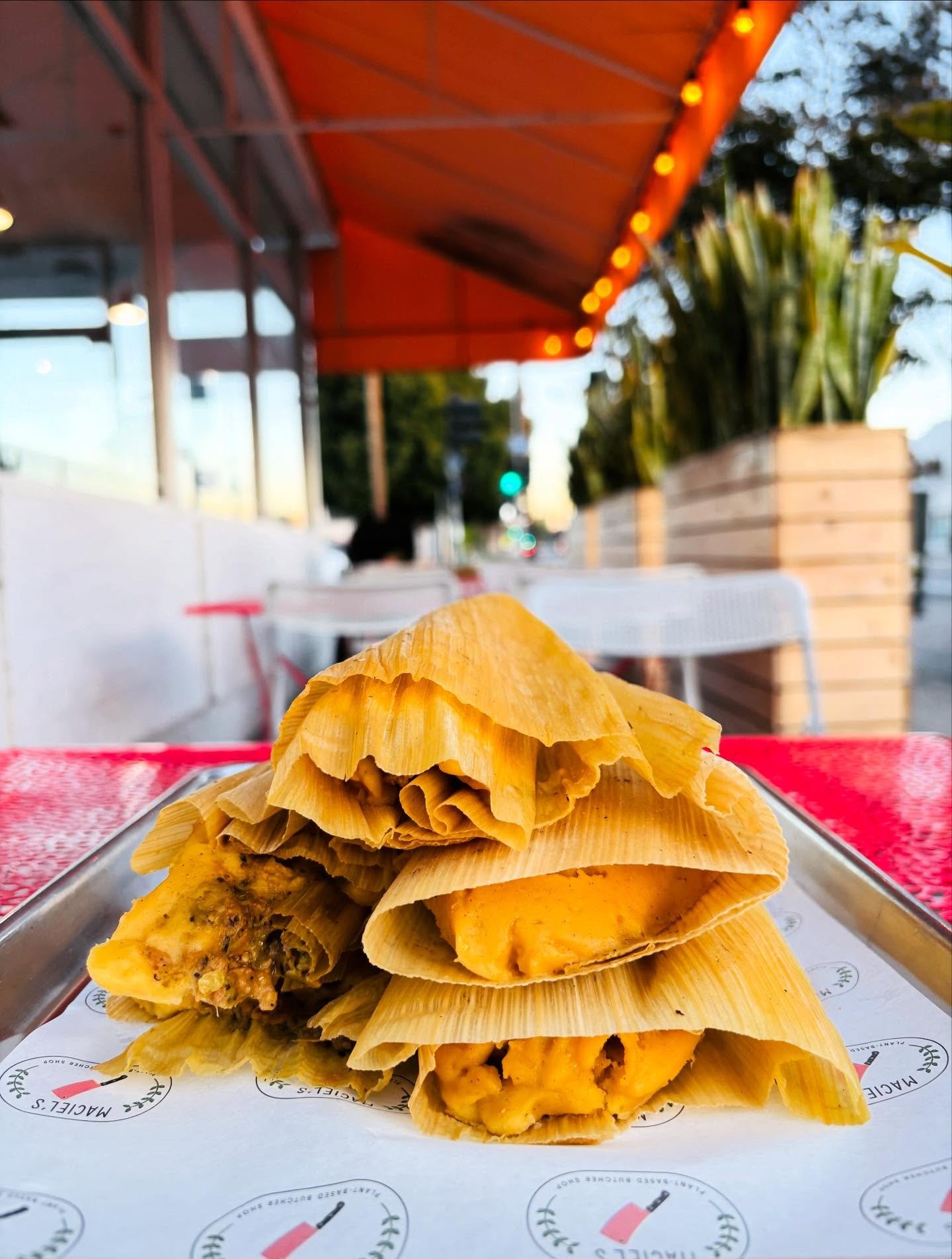We are almost sold out of tamales! You guys are ready to celebrate the holidays✨If you still plan to order, please do so asap.  Link in bio &amp; on our website. 

Plant-Based Menu🌱🎄☃️❄️

* Tamale 6-pack - 2 Beef Rojo, 2 Chicken Verde, and 2 Rajas 
