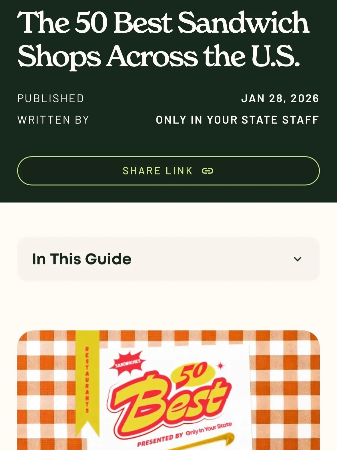 Wow, #5! Thank you @onlyinyourstate! We appreciate the honor and we appreciate you including a plant-based deli on the list 💚

#plantbasedmeats #plantbasedbutcher #veganmeats  #veganbutcher