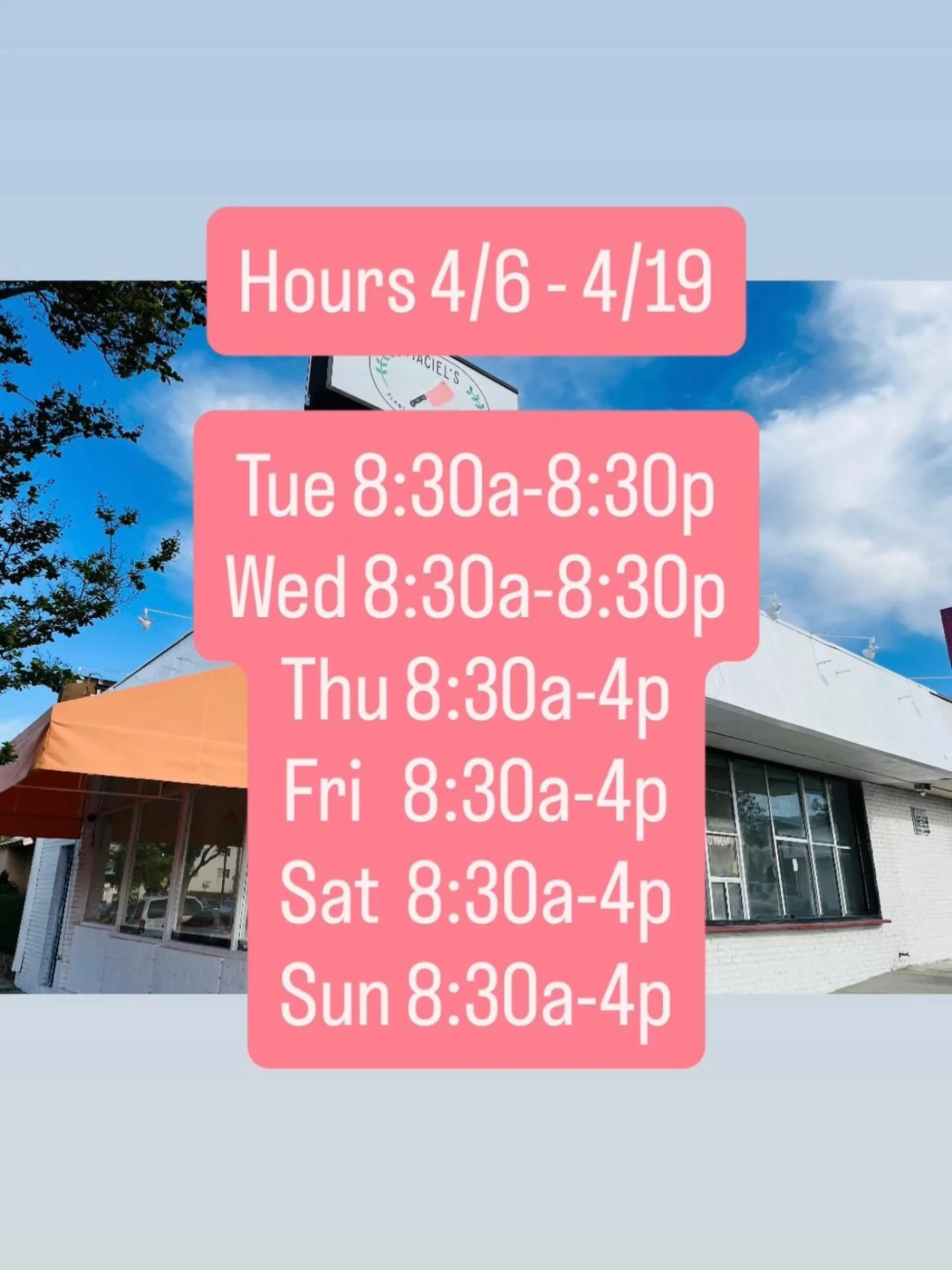 As some of the team heads to @coachella, please note we will have modified hours for the next couple weeks. 

If you&rsquo;ll be at the festival, come say hi! We will be in Sonora 😎🌵🎶