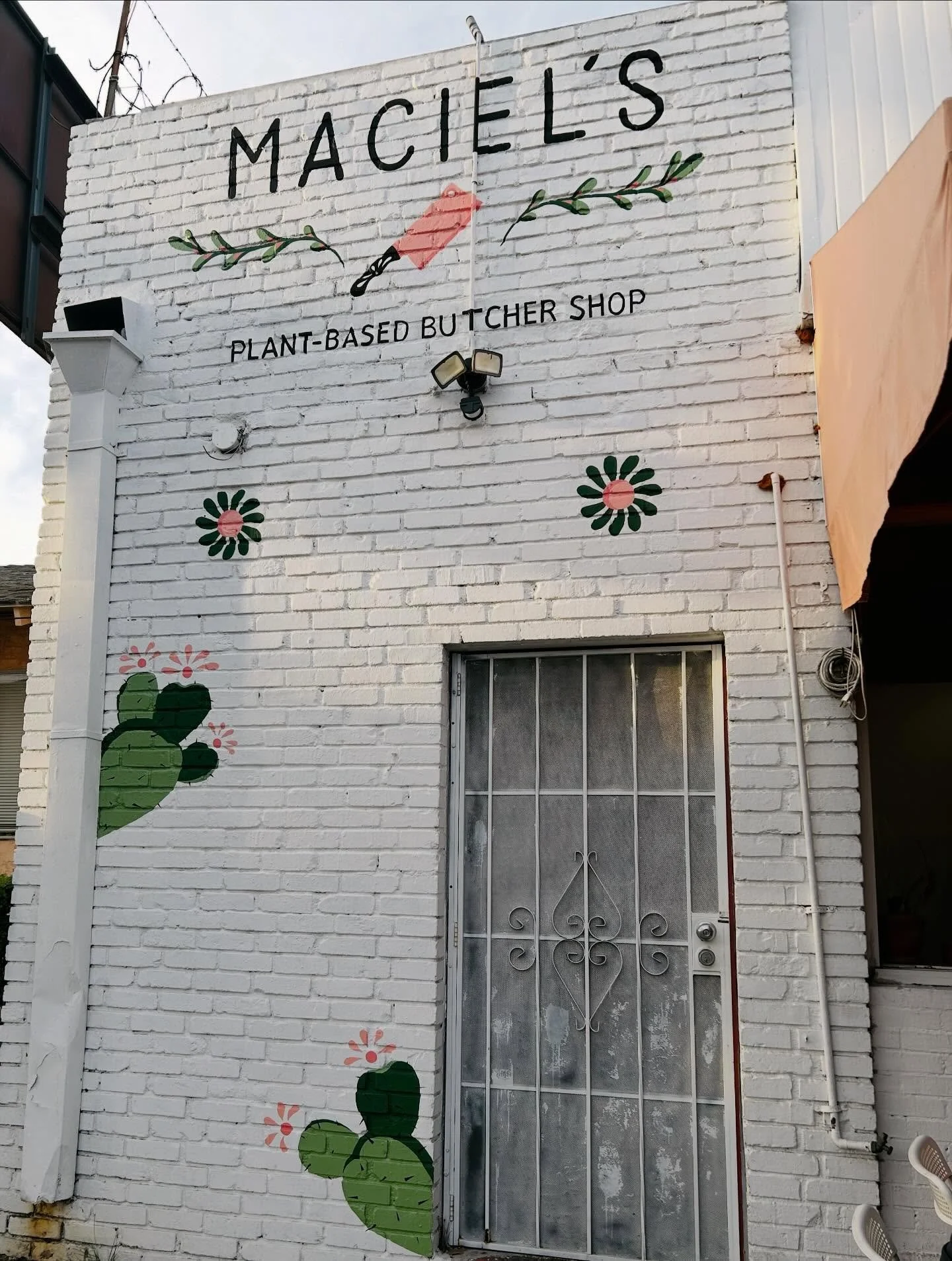 New mural by the talented @brenduhcruz 🌵🎨🌸