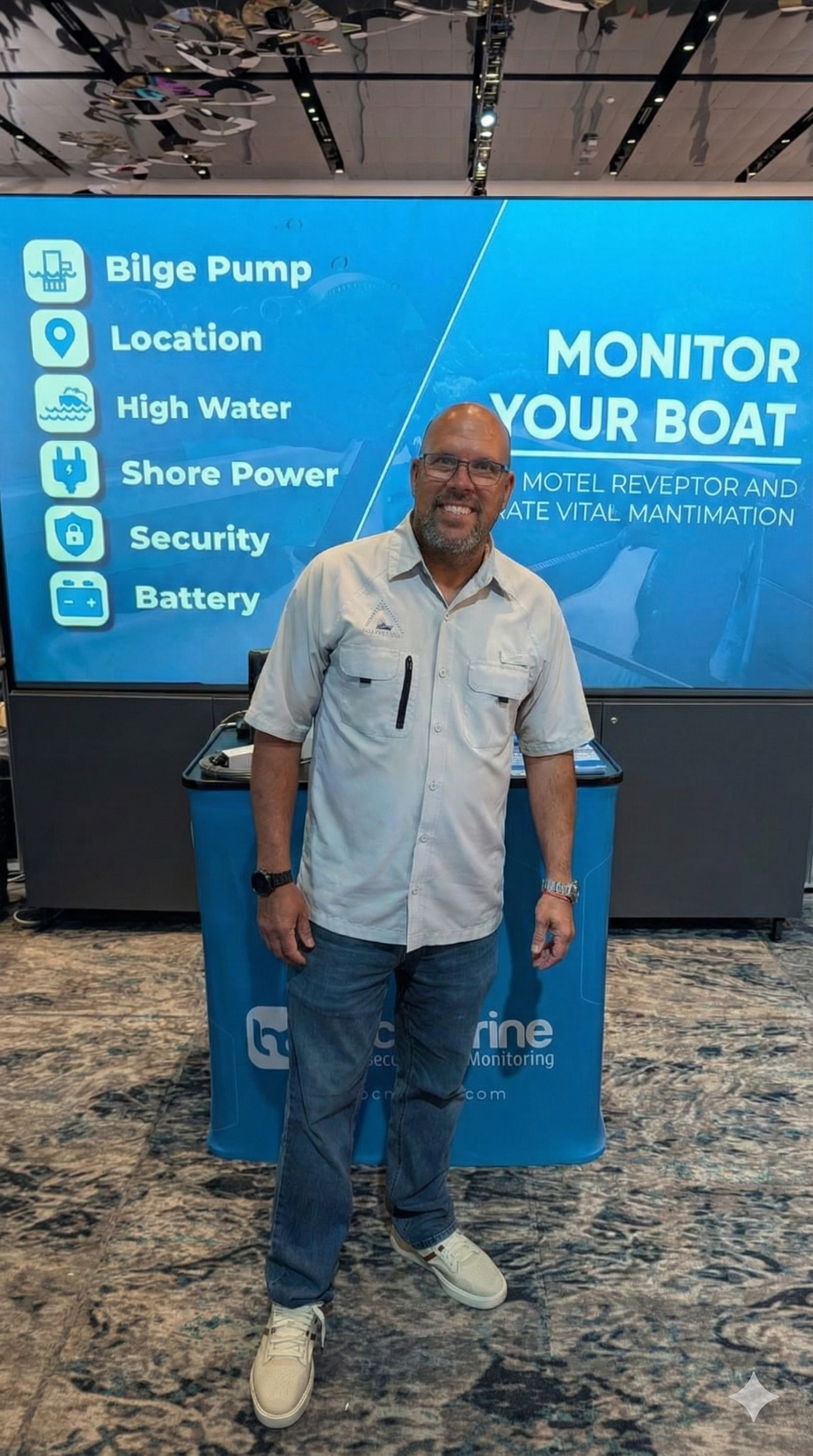 Hartman Yacht Maintenance Miami Service Manager at the 2026 Miami International Boat Show
