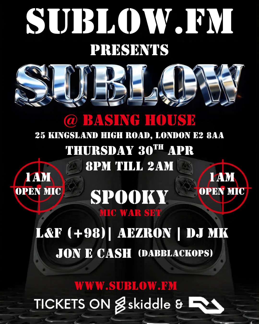 SUBLOW.FM - 30TH APRIL