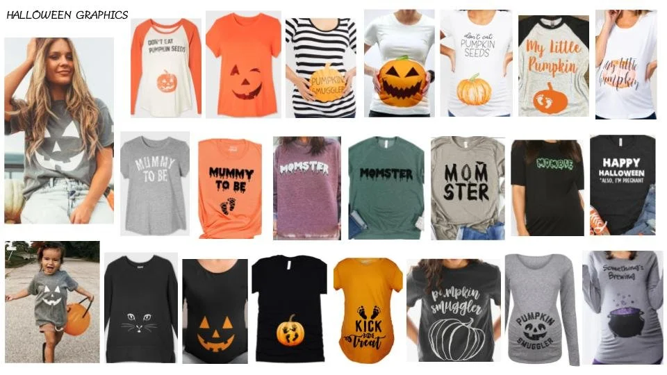 Maternity Halloween Graphic research