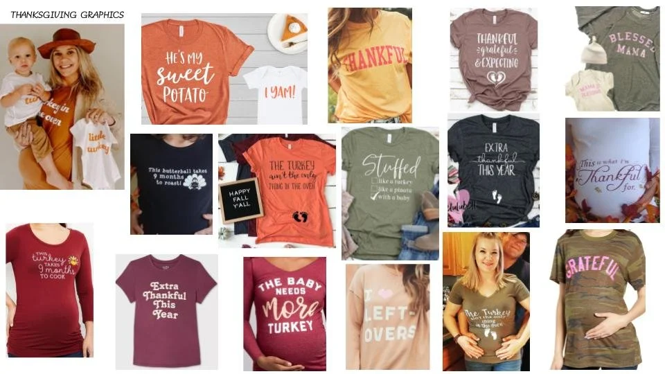 Maternity Thanksgiving graphic research