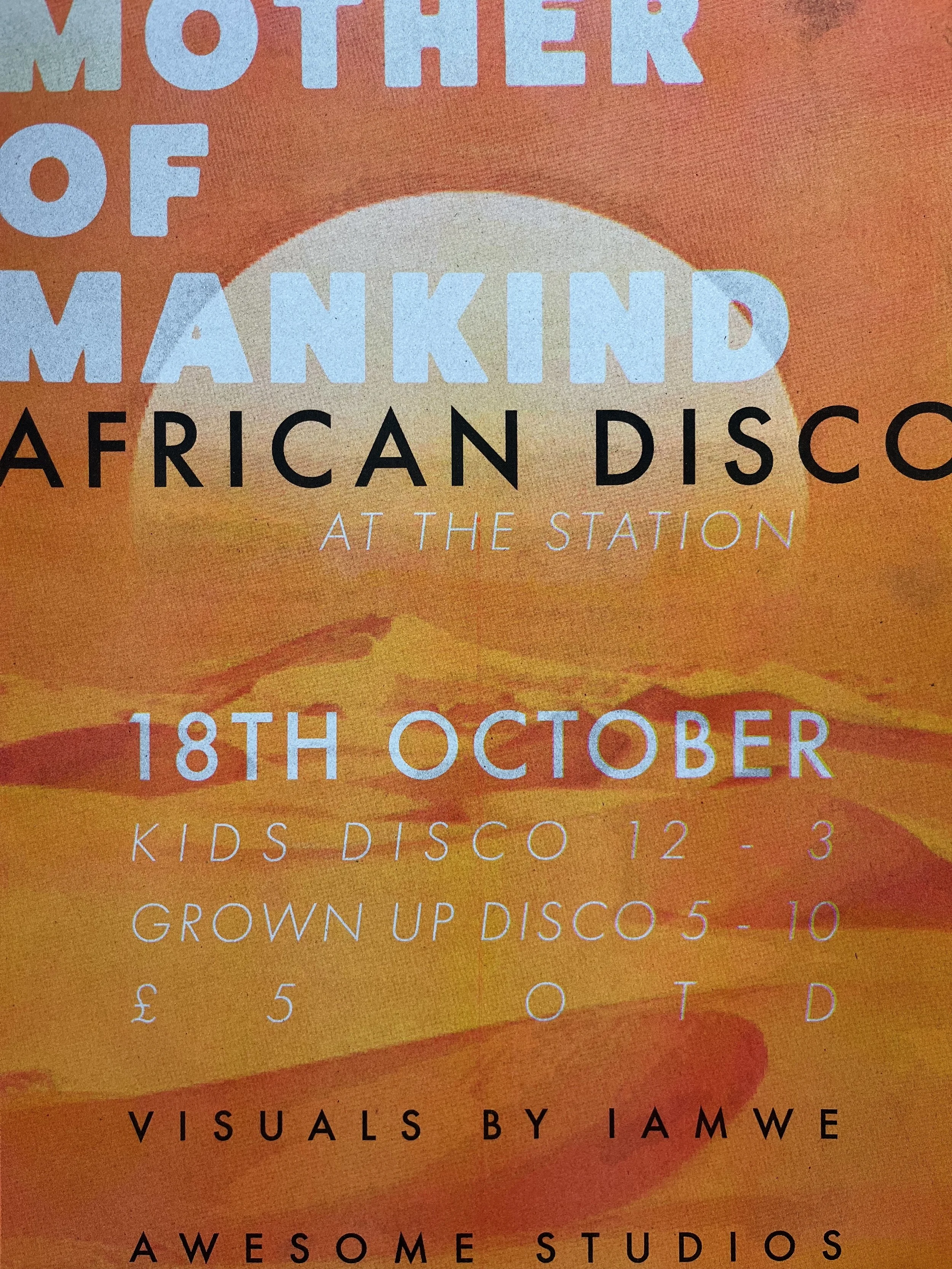 All ages disco at Awesome Studios in Frome