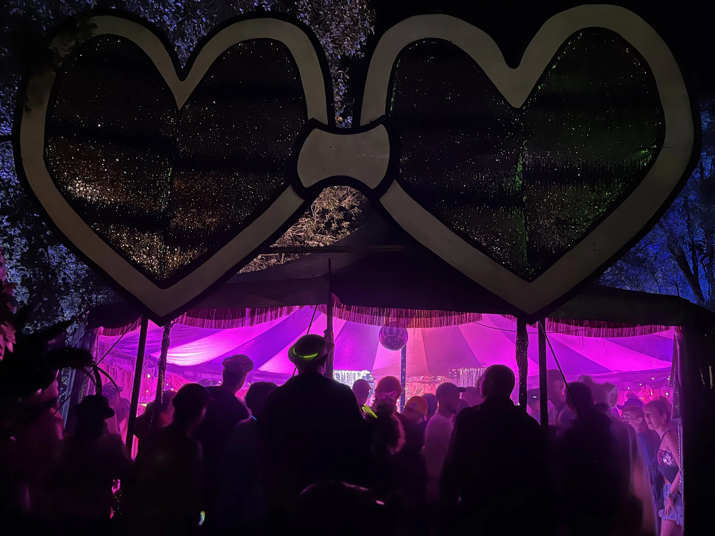The vibey Love Specs Stage at Secret Garden Party