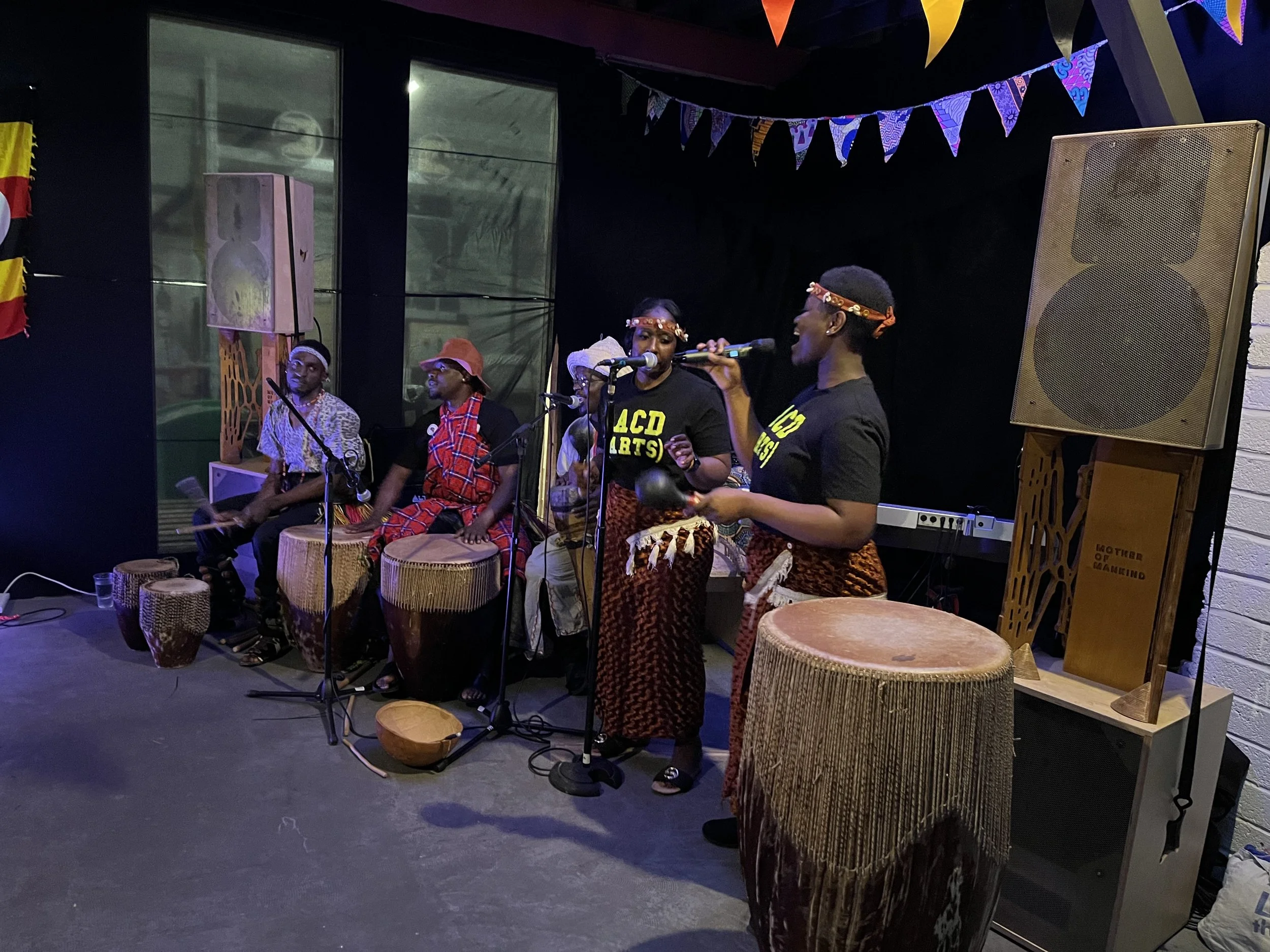 Hosted an event in Frome featuring Ugandan music and dance group ACD Arts