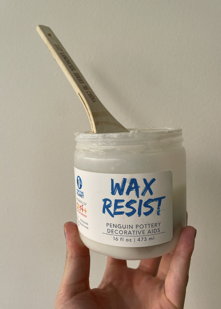 Pasler Wax Resist Pottery Bisque Or Greenware,Glaze And Slip Application, 16 Fl Oz