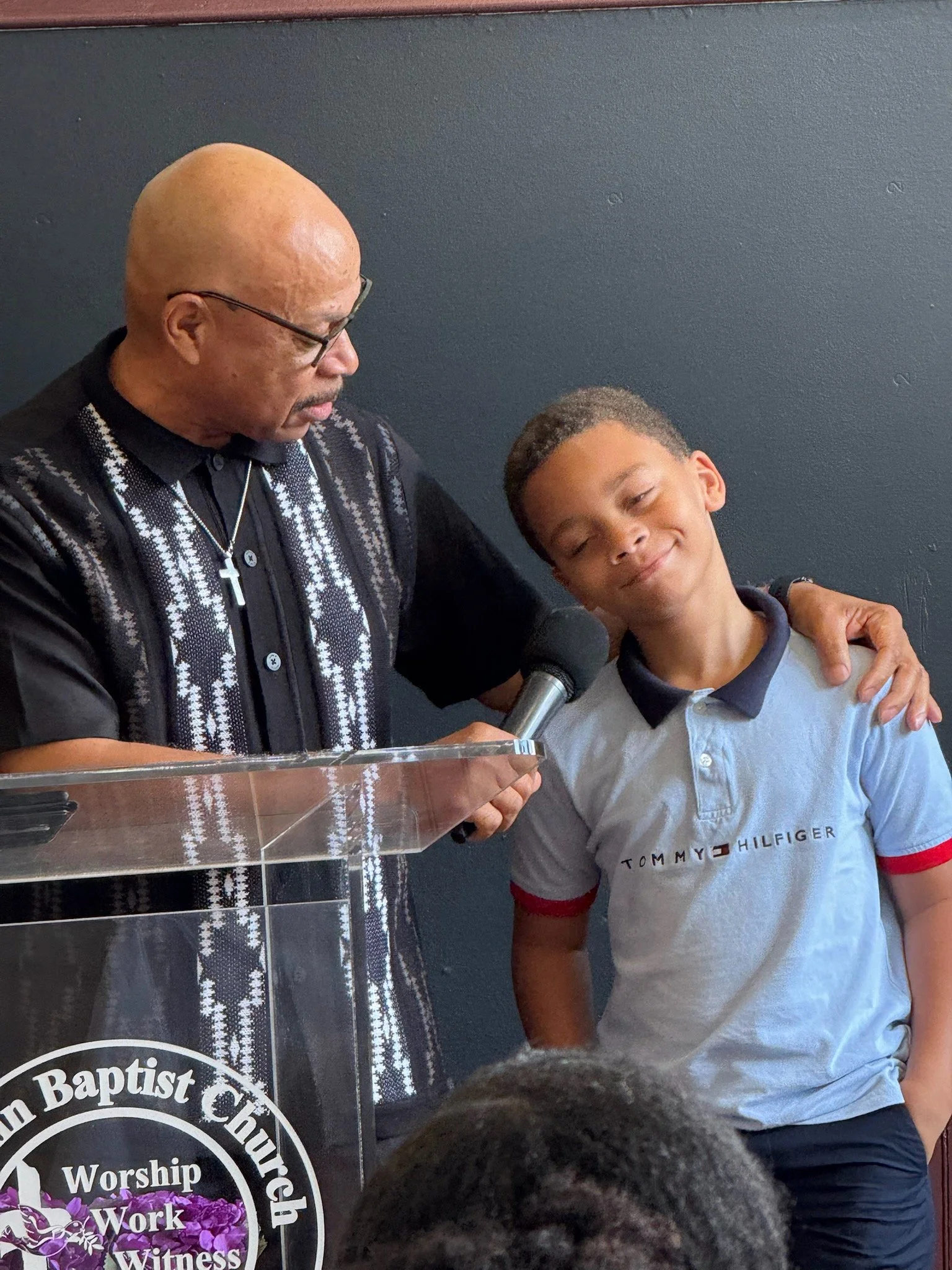 Union Run Pastor Rickey White and Xander Douglas