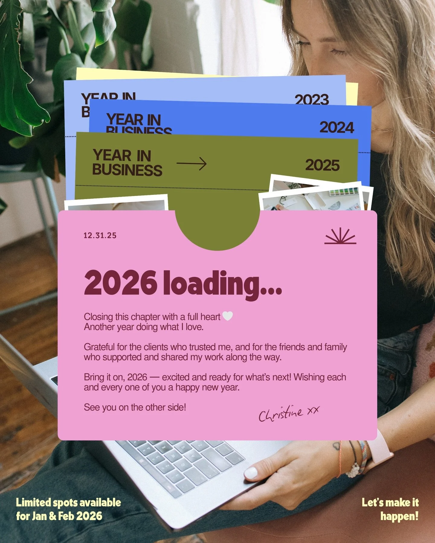 2026 loading&hellip;✨ Another year living out of my passion (&hellip;still can&rsquo;t believe it sometimes!). Thank you all for the trust &amp; support &mdash; wishing you the happiest year! 🥰🥂

Une ann&eacute;e de plus &agrave; vivre de ma passio