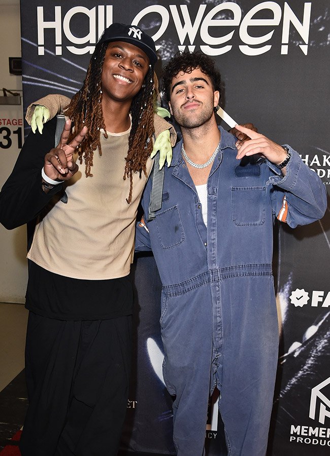 Myles O'Neal and Nick Nayersina at Unruly party