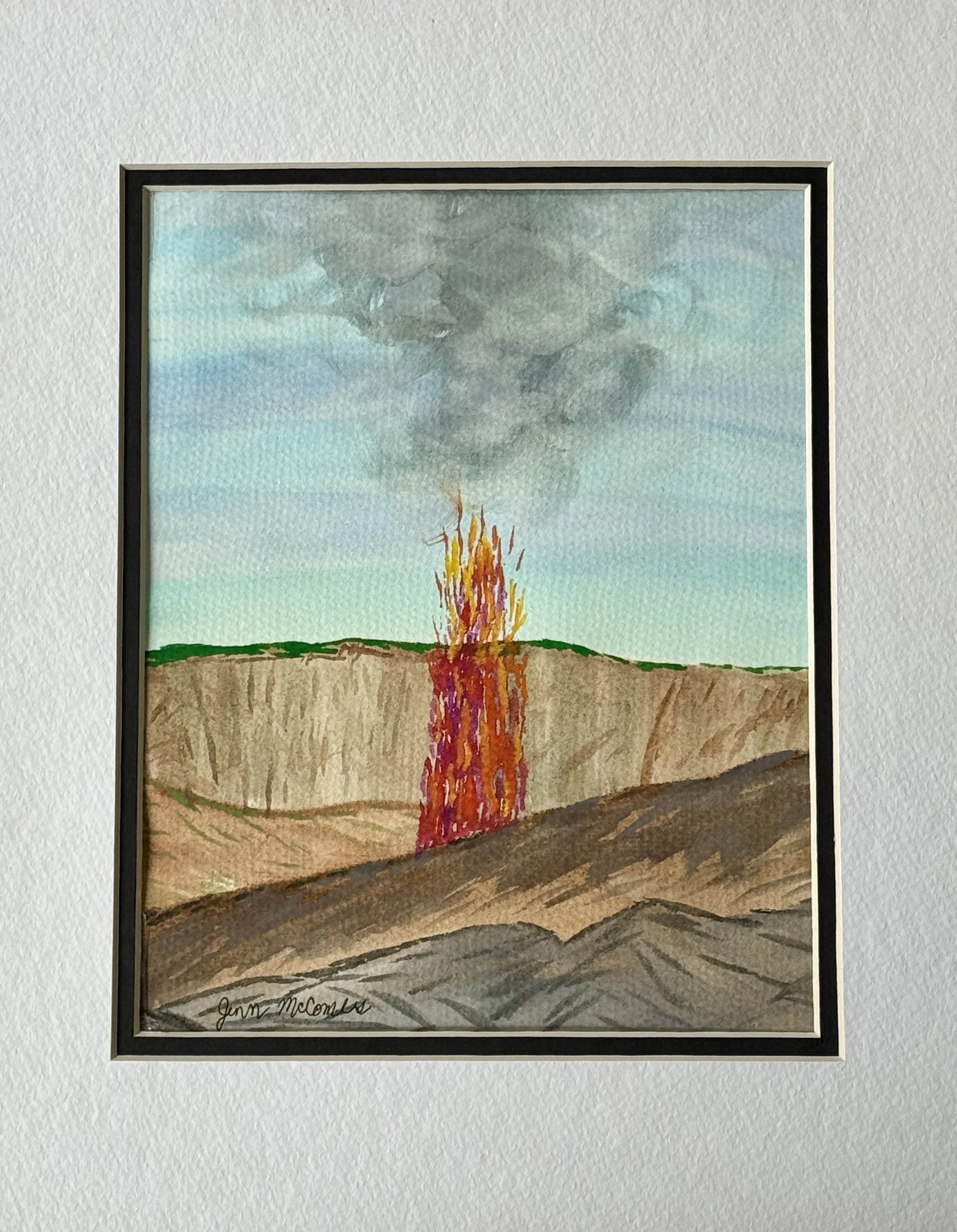 Kilauea Lava Rising - matted.jpeg
