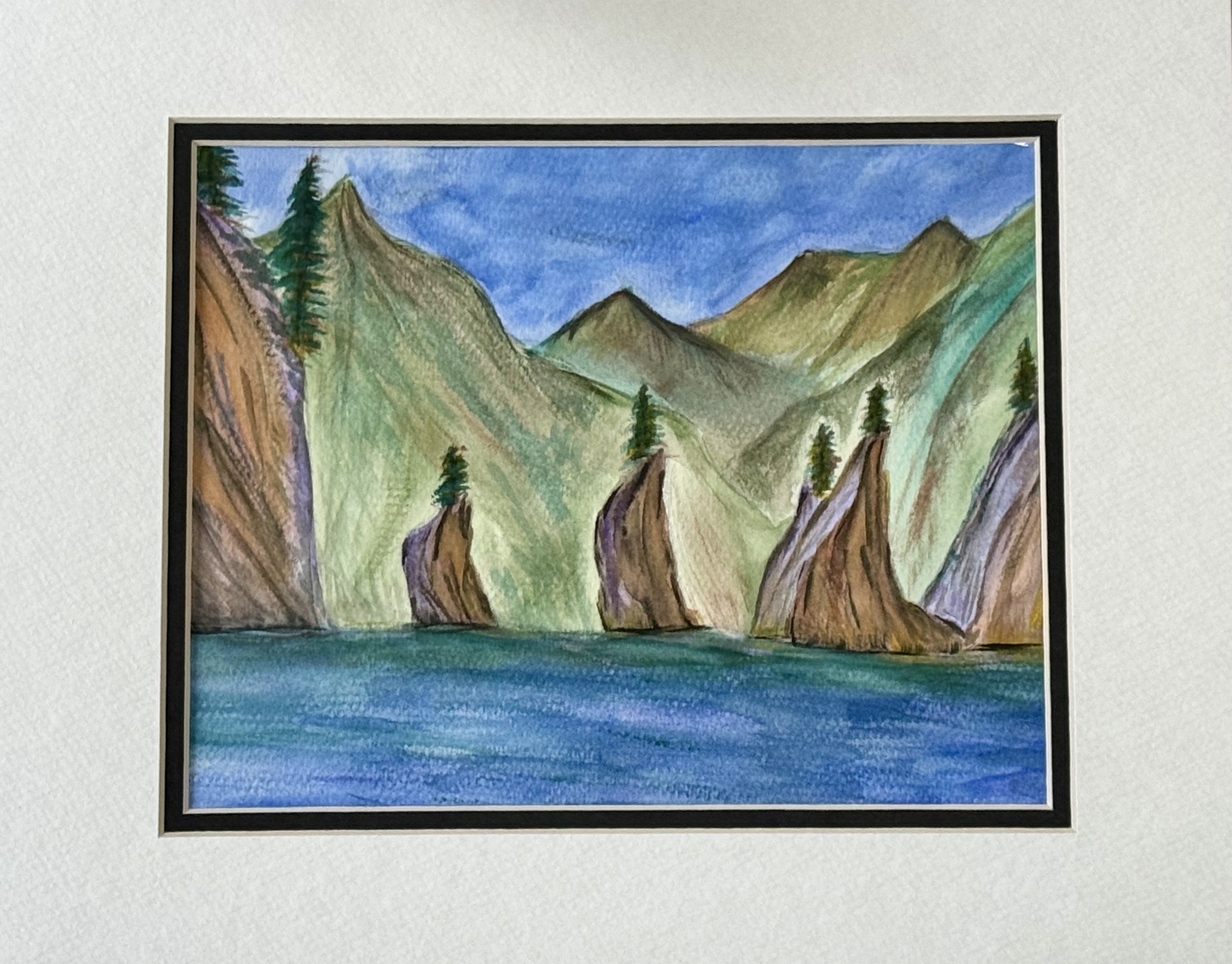 Through the Coastal Fjord Cliffs - Matted.jpeg