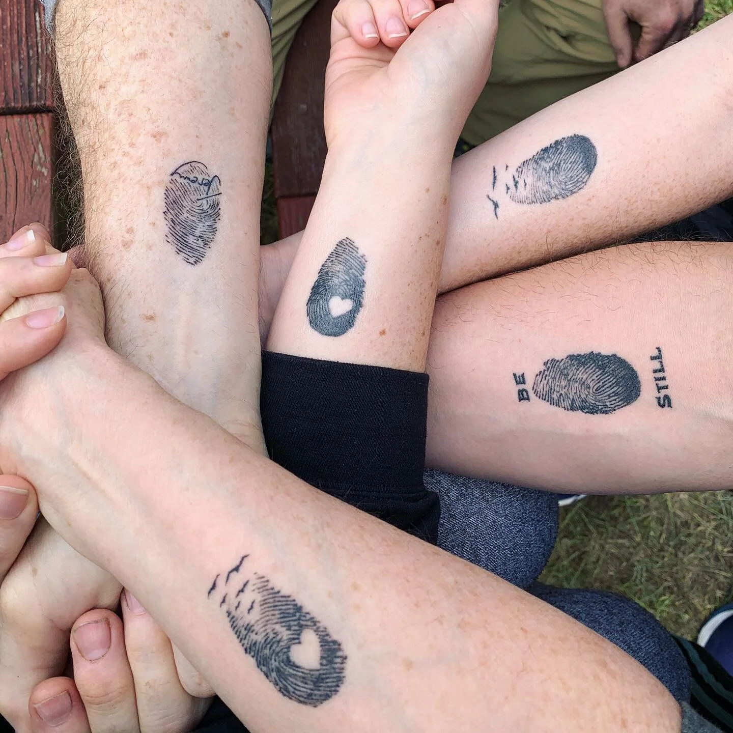 so 
much
love 
in one photo 

may we *never* underestimate how much our lives matter to those around us. 

may we love well - as long as we have the opportunity.

#firsttattoo #normalizegrief