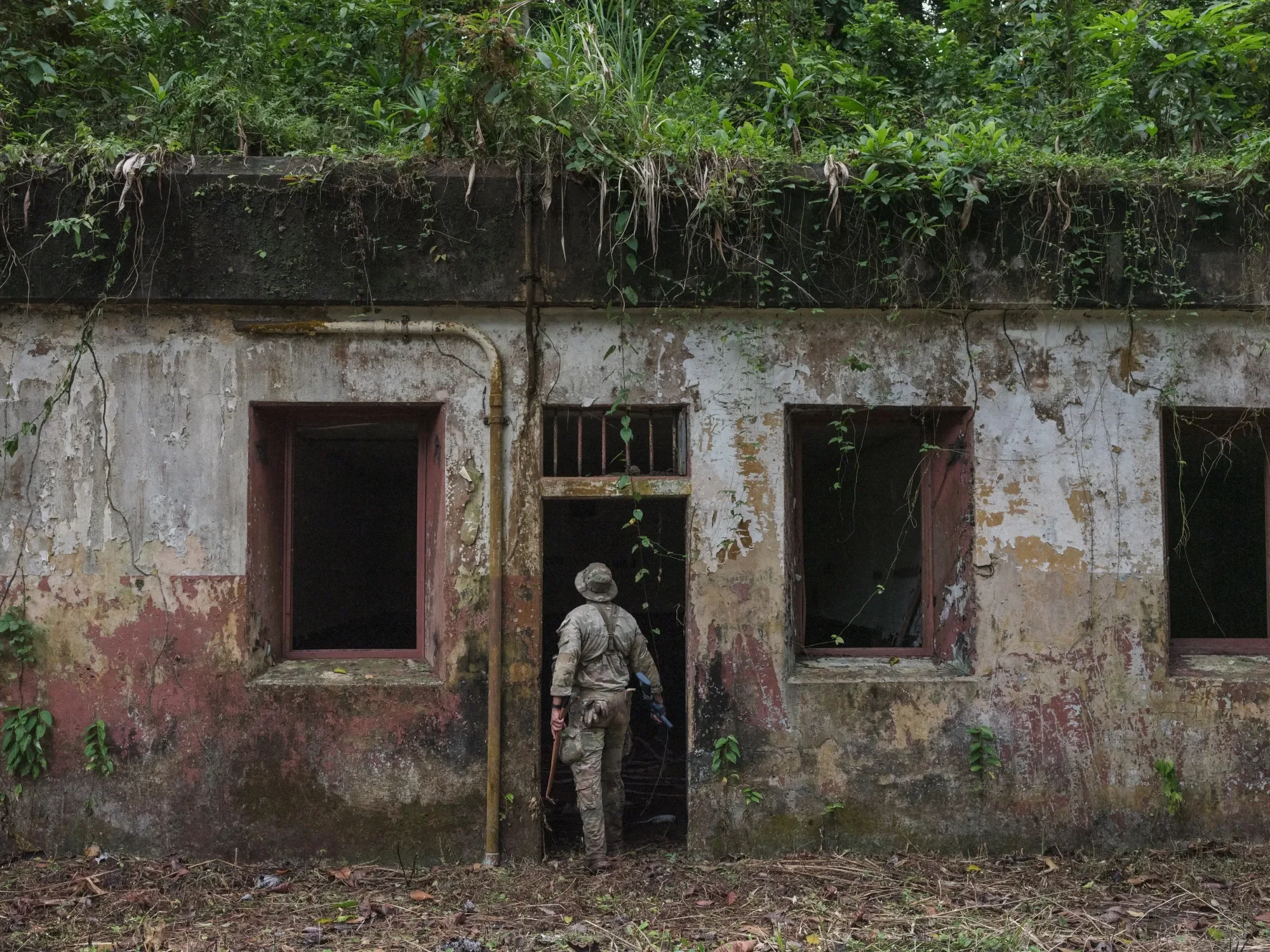 'Trump’s Aggressive Military Buildup in Panama Is Keeping Latin America on Edge' Photographer: Luis Antonio Rojas/Bloomberg