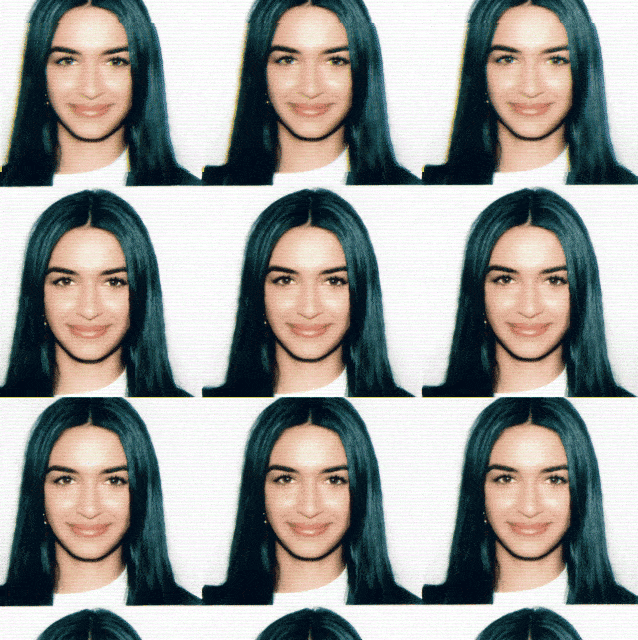 Looping animated grid of Yasi Moshtael, full-stack web developer and software engineer based in Los Angeles, CA