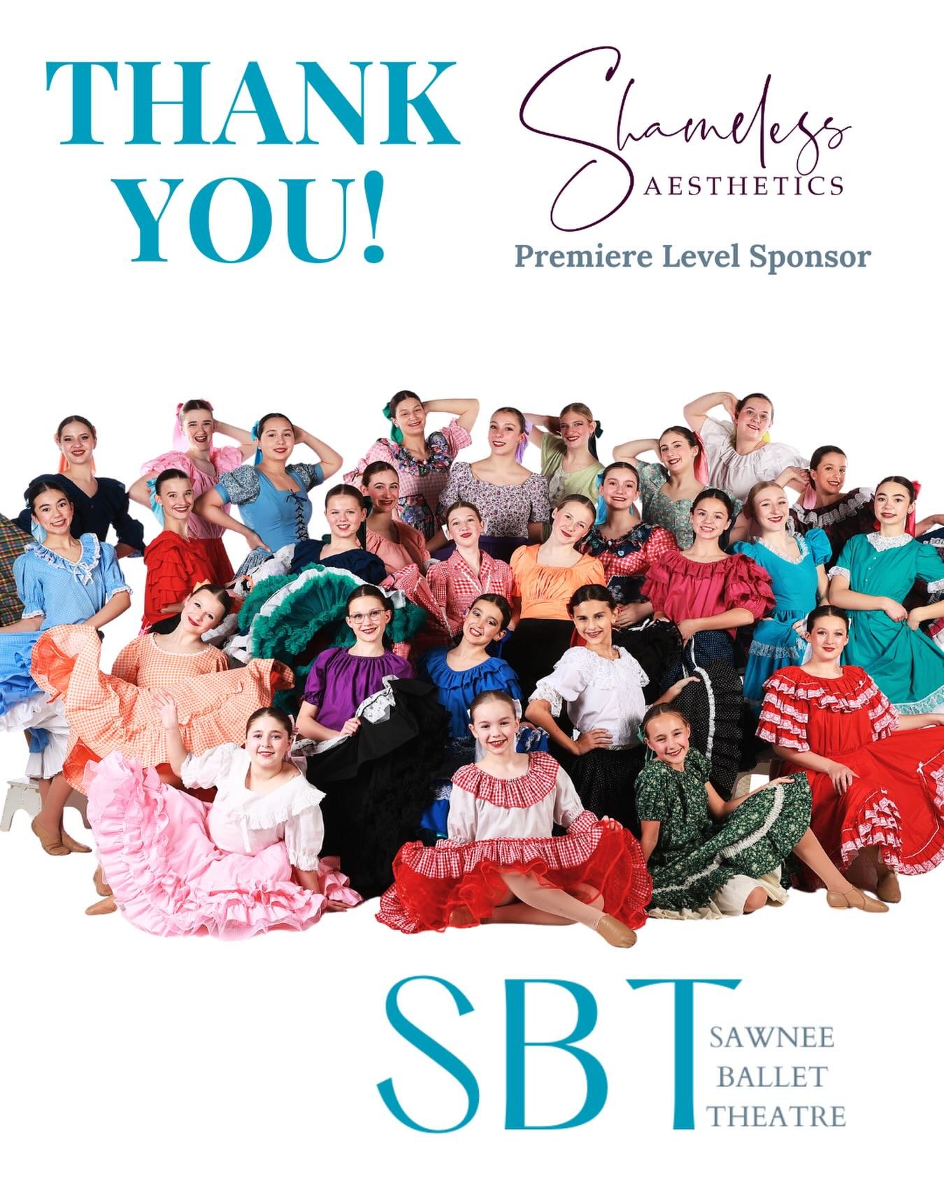 Thank you Premiere Sponsor, Shameless Aesthetics, for sponsoring our Community Cast Members Harper &amp; Hadley Noerr and SBT. We greatly appreciate your support!

Shameless Aesthetics is located in Cumming.&nbsp;

Please visit them at:
203 Pirkle Fe