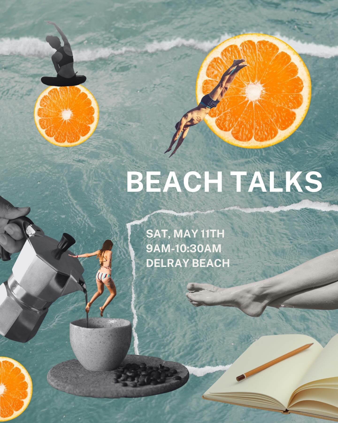 Breath and writing are deceivingly simple actions yet are very powerful&hellip;almost medicinal. 

Join us at Beach Talks, as we slow down and center ourselves with mindful movement guided by @shelbygyoga 

Then we&rsquo;ll setting in with @drgabbype