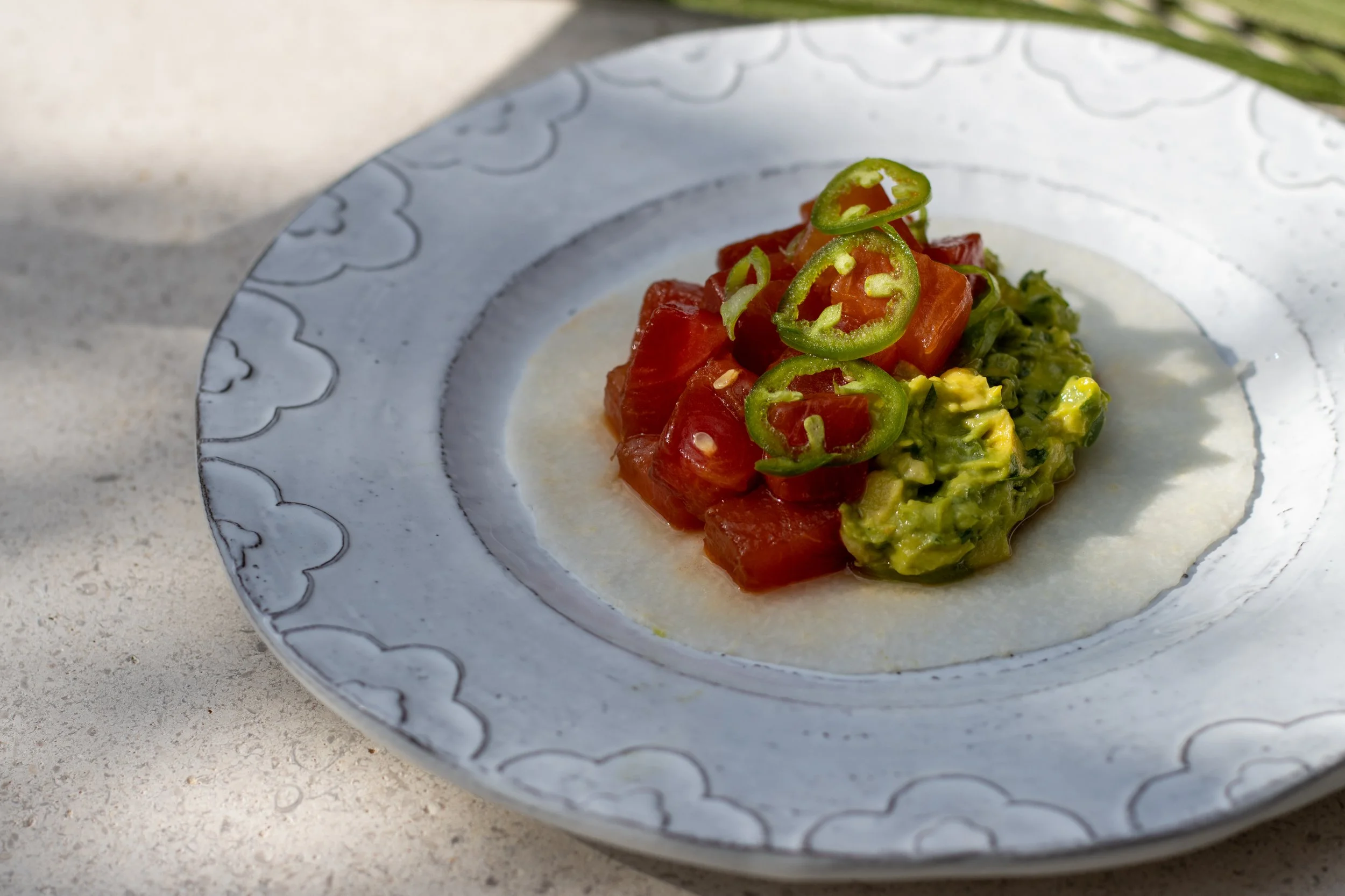 Watermelon “Poke” Tacos