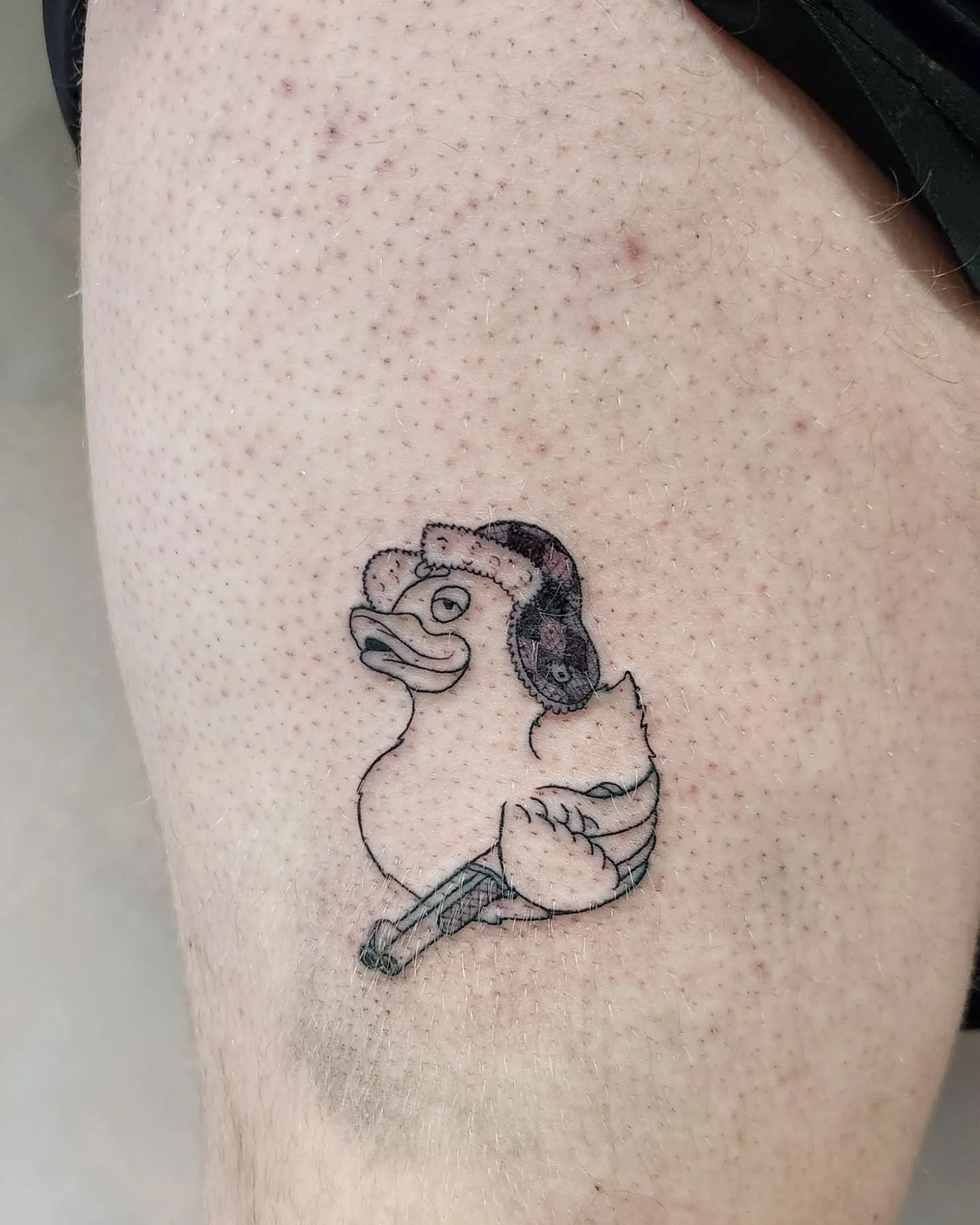 This was a fun one to do! 🐤🔫

Always down to take an idea you have and bring it to life in tattoo form!

#duck #ducktattoo #duckhunting #duckhunter