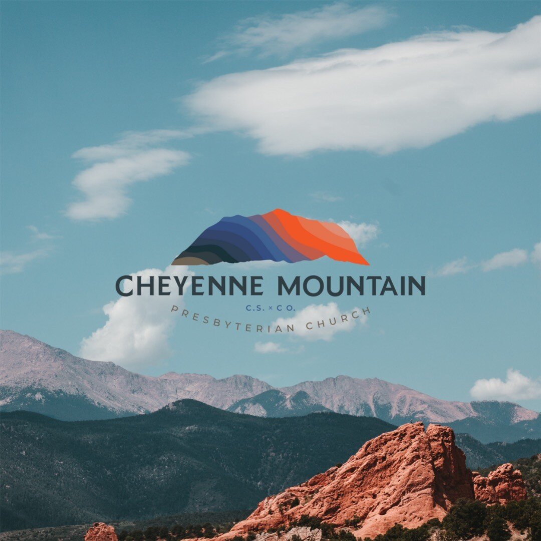 Welcome our new logo! This has been in the works for months, and we are so excited to finally share it!

The mountain is not a generic mountain, but follows the contours of Cheyenne Mountain. In fact, the highest peak that you see is the antennae far