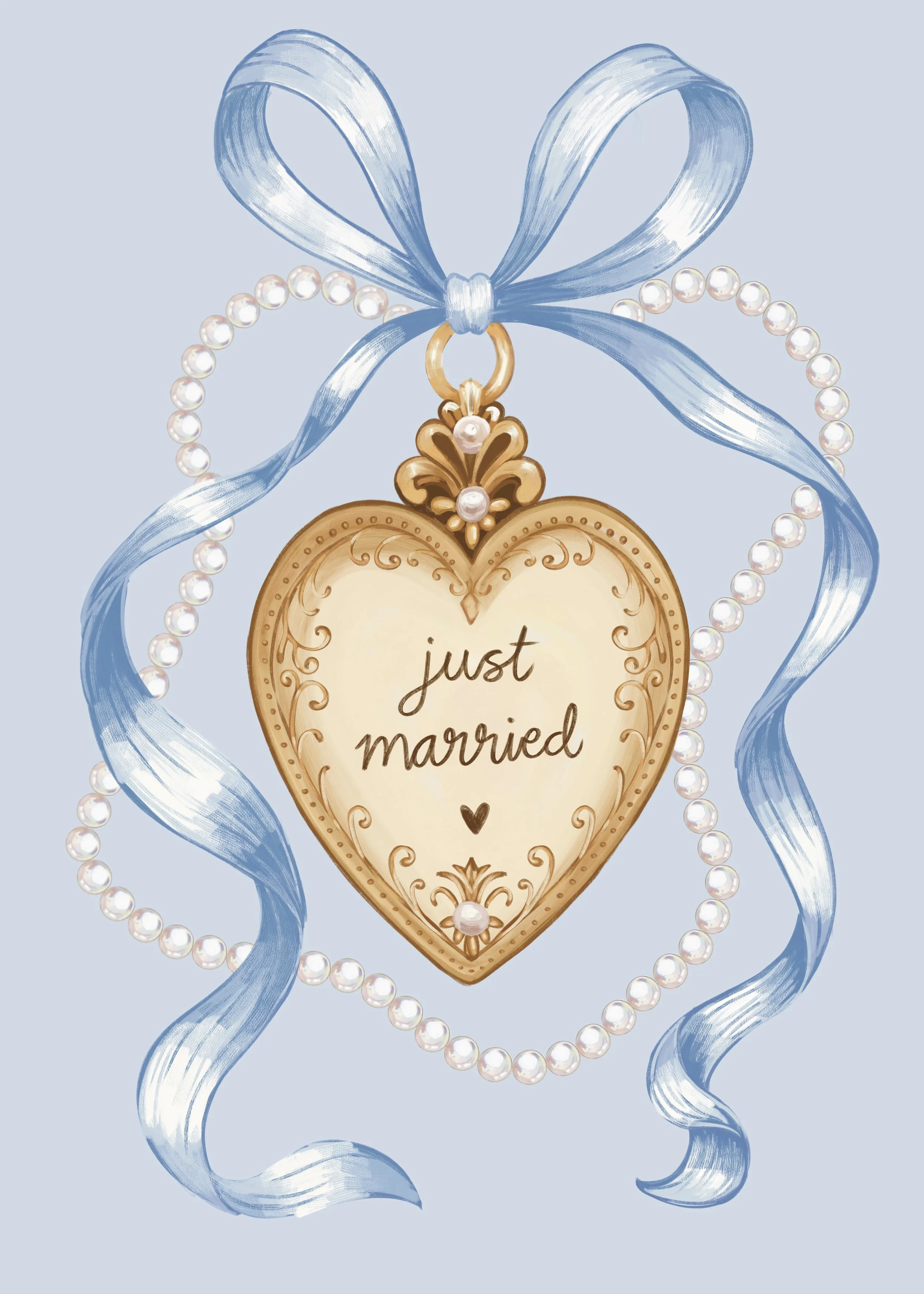 Just Married Locket and Pearls (1).jpg