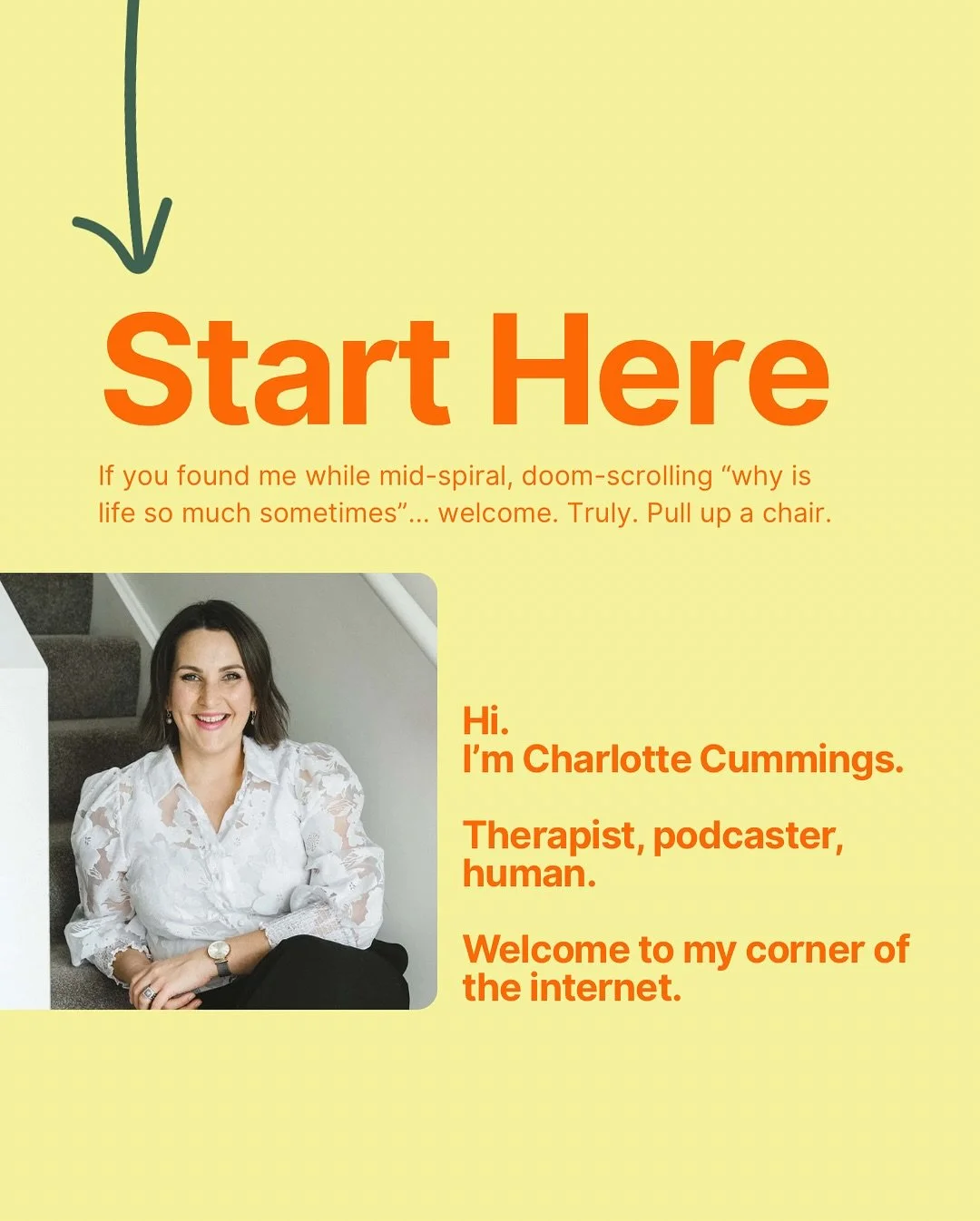 ✨ New here? Start here.

If you&rsquo;ve landed on my page in the middle of a life-spiral, a late-night Google session, or while quietly wondering &ldquo;why is life so much sometimes?&rdquo; &mdash; you&rsquo;re in the right place.

I&rsquo;m Charlo