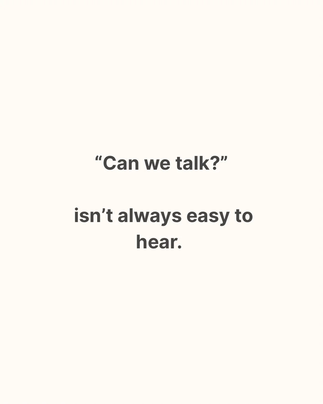 If hard conversations feel heavy or risky, you&rsquo;re not doing it wrong.

You&rsquo;re responding to emotional risk in a very human way.
Our brains detect relationship threat the same way they detect physical danger.

The nervous system doesn&rsqu
