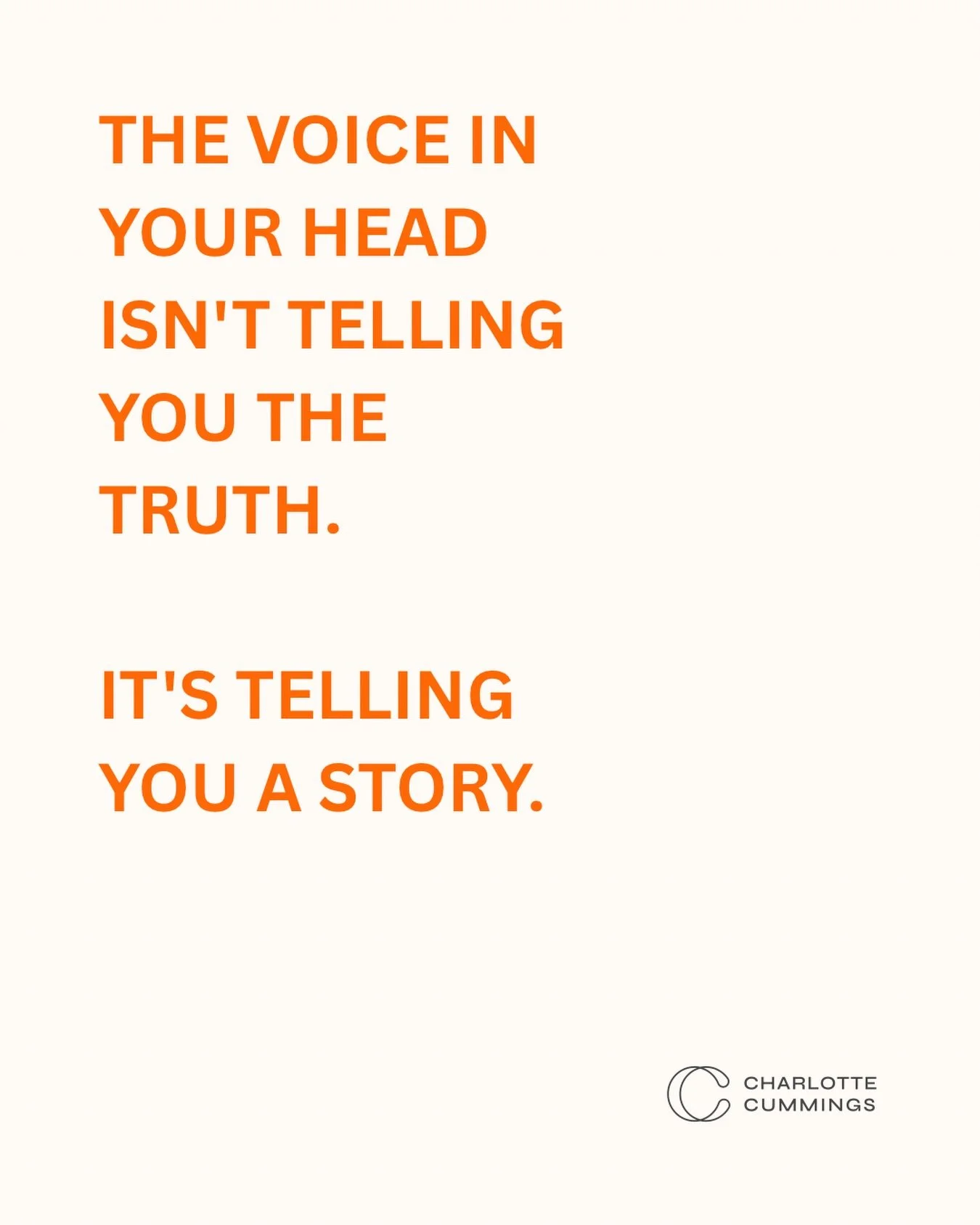 And the story usually goes something like: you&rsquo;re not ready. Not good enough. Too much. Not enough. 

Sound familiar? 

That voice is your brain doing what brains do. Pattern matching based on old experiences, old wounds, old versions of you. 

