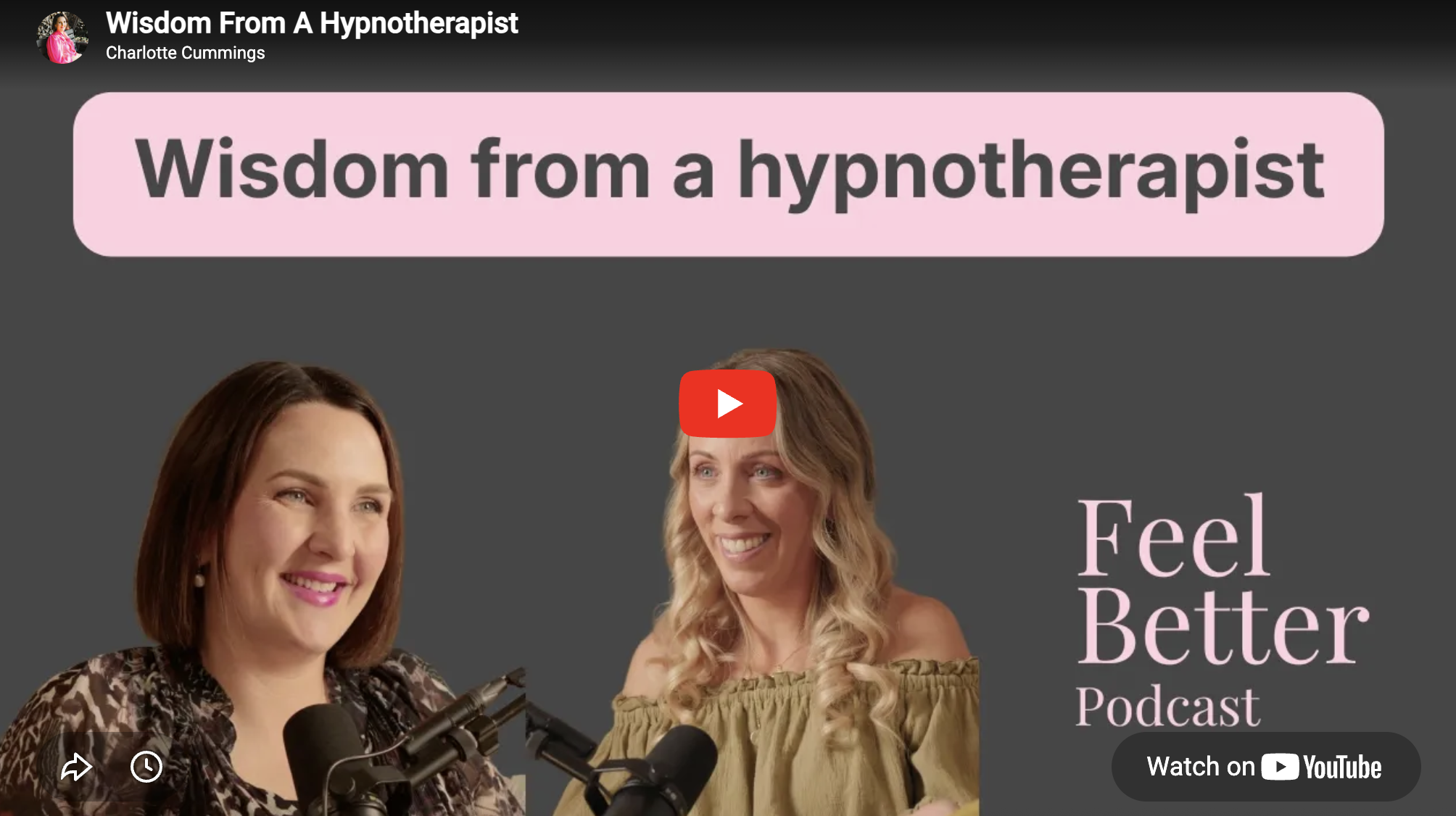Ep 126: Wisdom From A Hypnotherapist