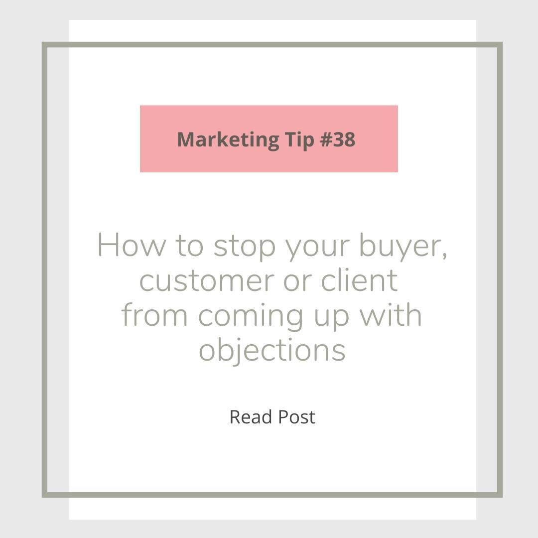 The million dollar question... how to stop your buyer, customer or client from coming up with objections.⁠
⁠
The answer? It's surprisingly simple.⁠
⁠
Use your team. Your sales team specifically, and ask them, &quot;What are the top 3-5 reasons that p