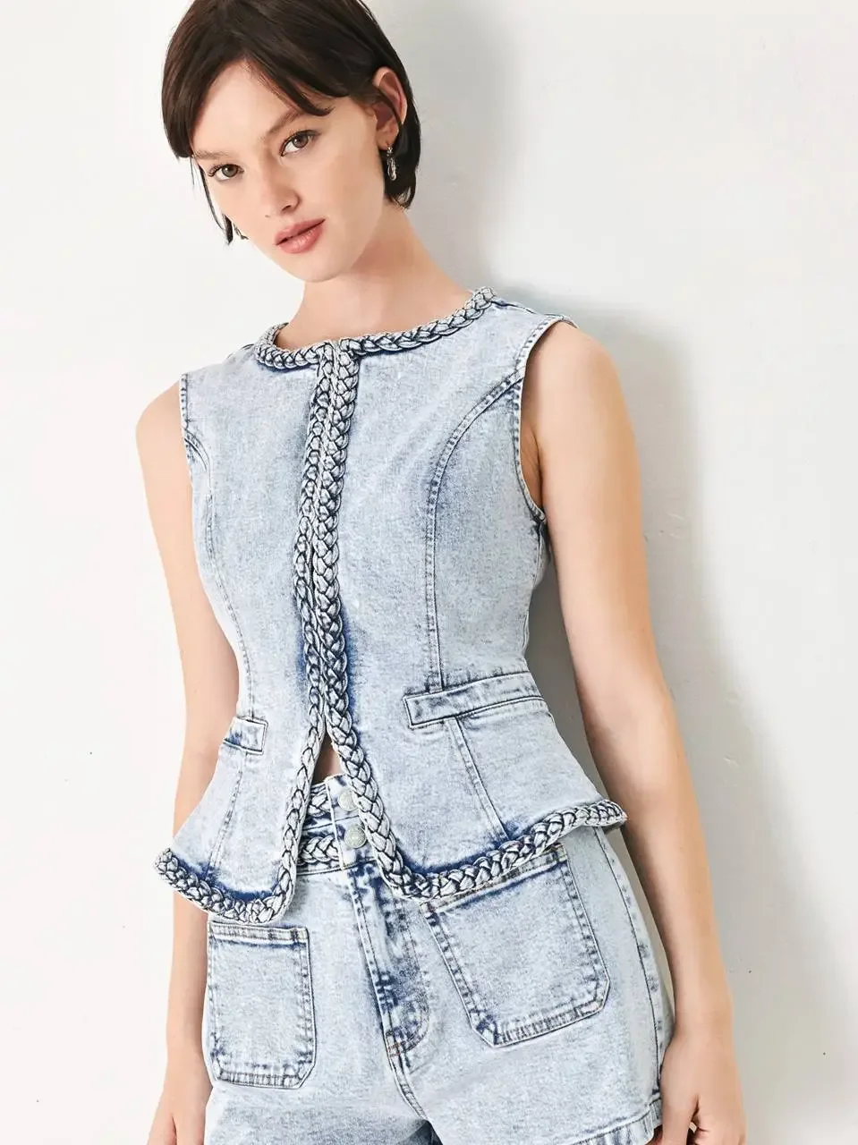 Yvette Denim Vest