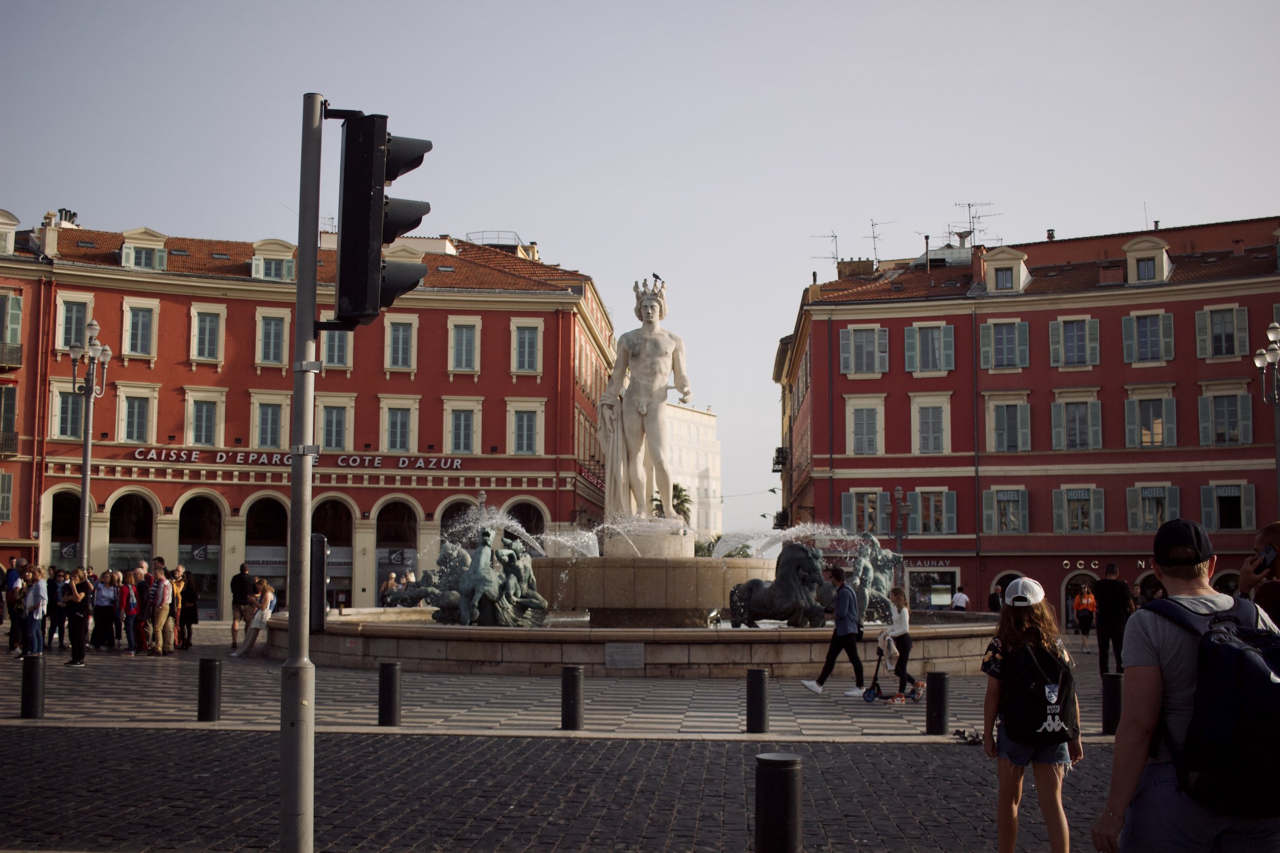 Fontaine du Soleil. Nice, France