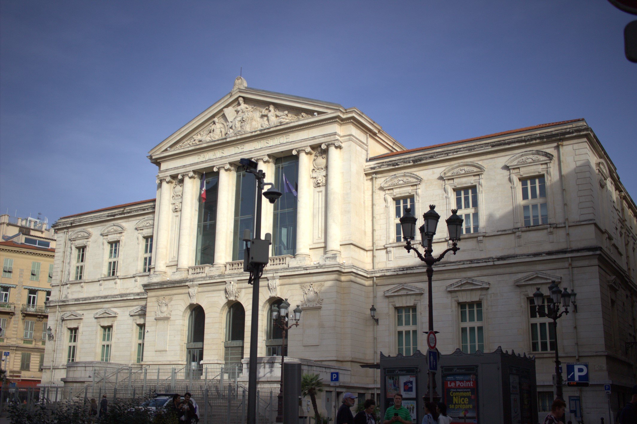 Palaise de Justice. Nice, France
