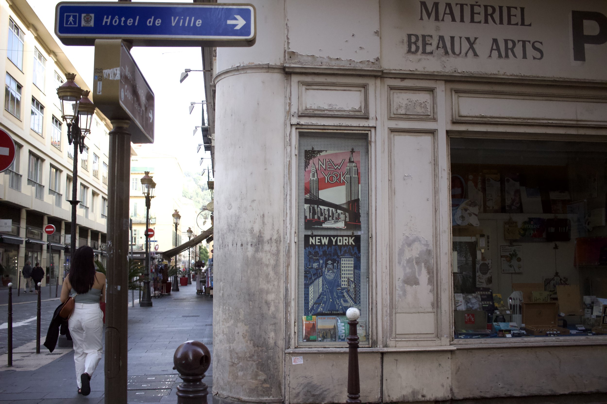 Rue in Nice. Nice, France