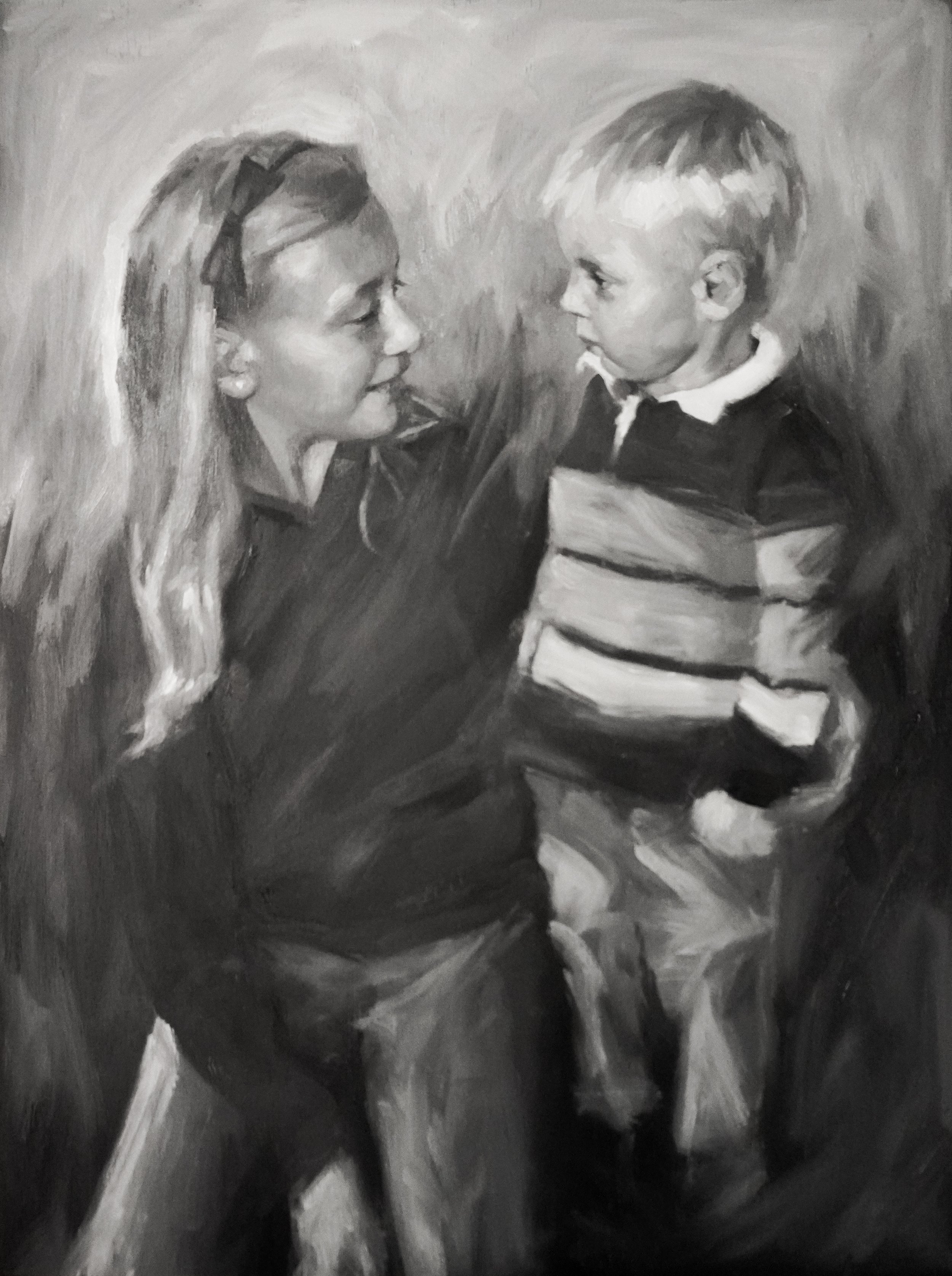 Portrait Painting by Stella Stockbridge, Artist - Custom oil portraits. Custom landscape painting.