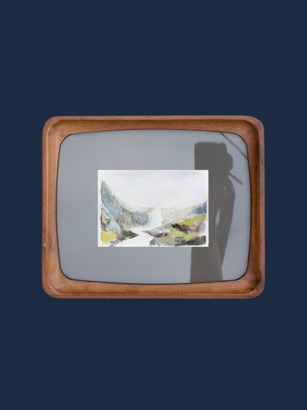 'Flow State' Framed Watercolour